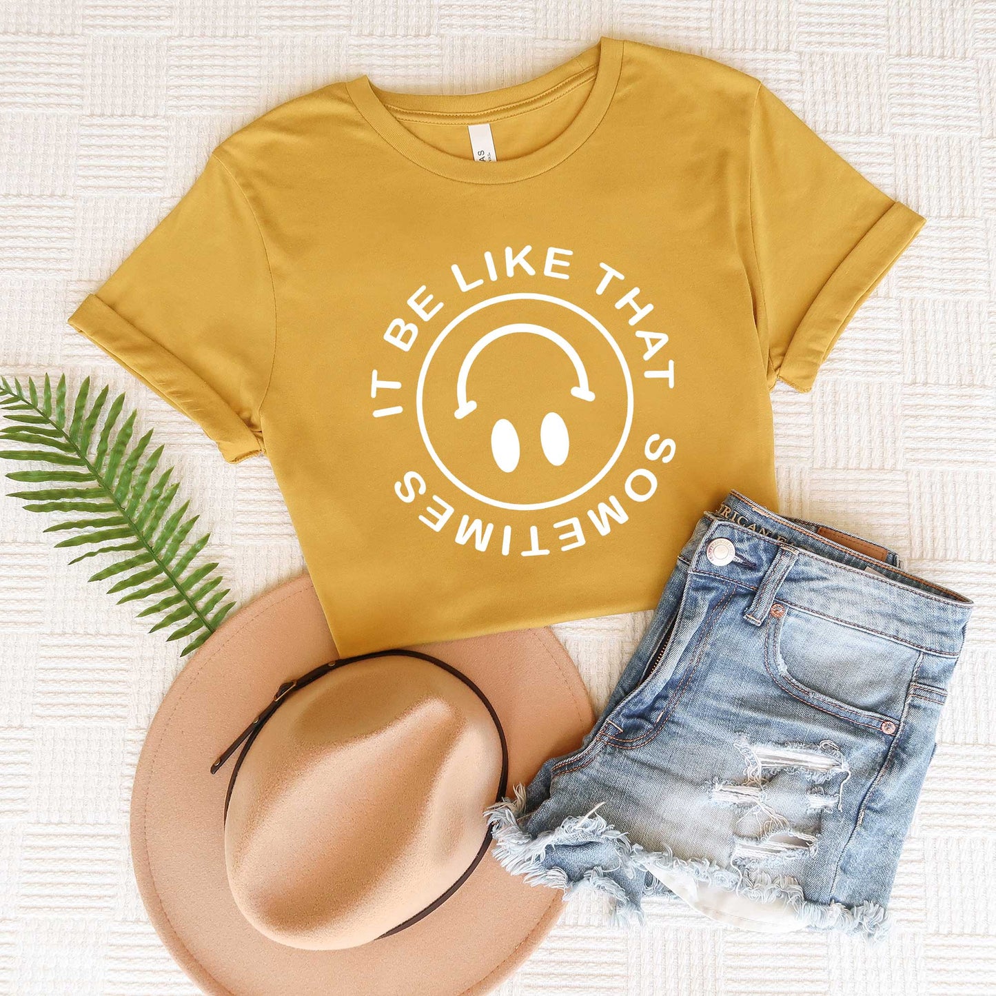 It Be Like That Smiley Face | Short Sleeve Graphic Tee
