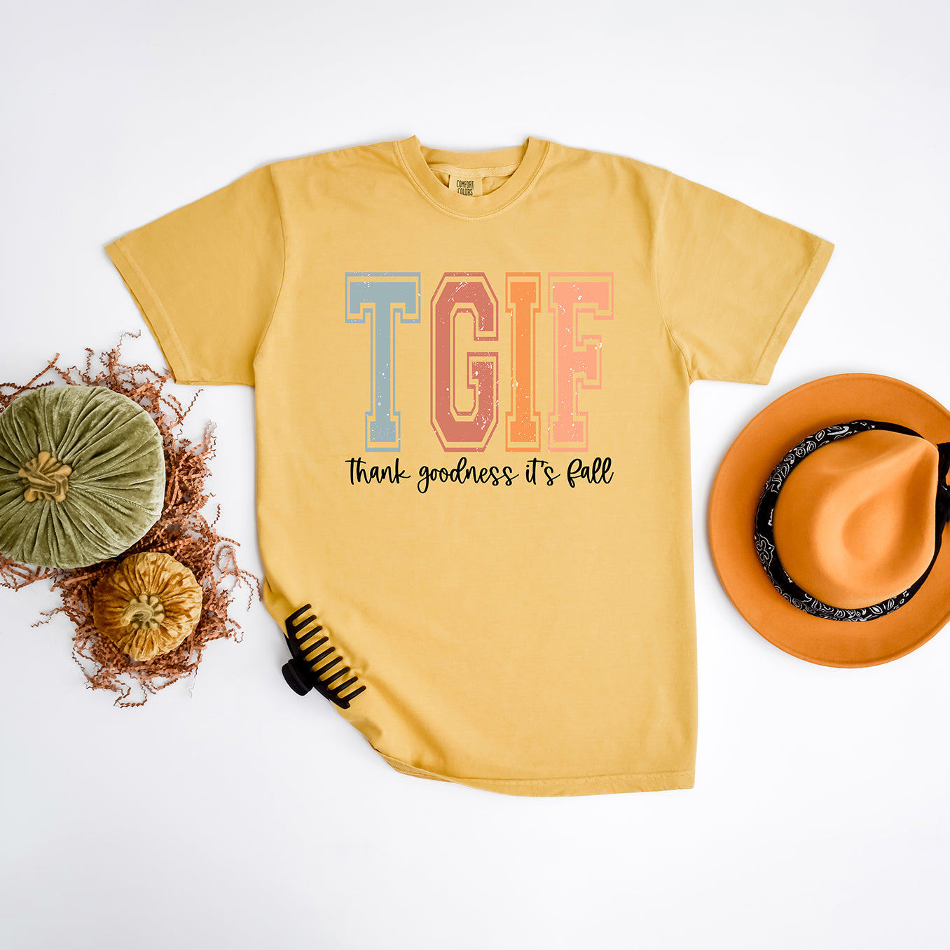 Thank Goodness It's Fall | Garment Dyed Tee