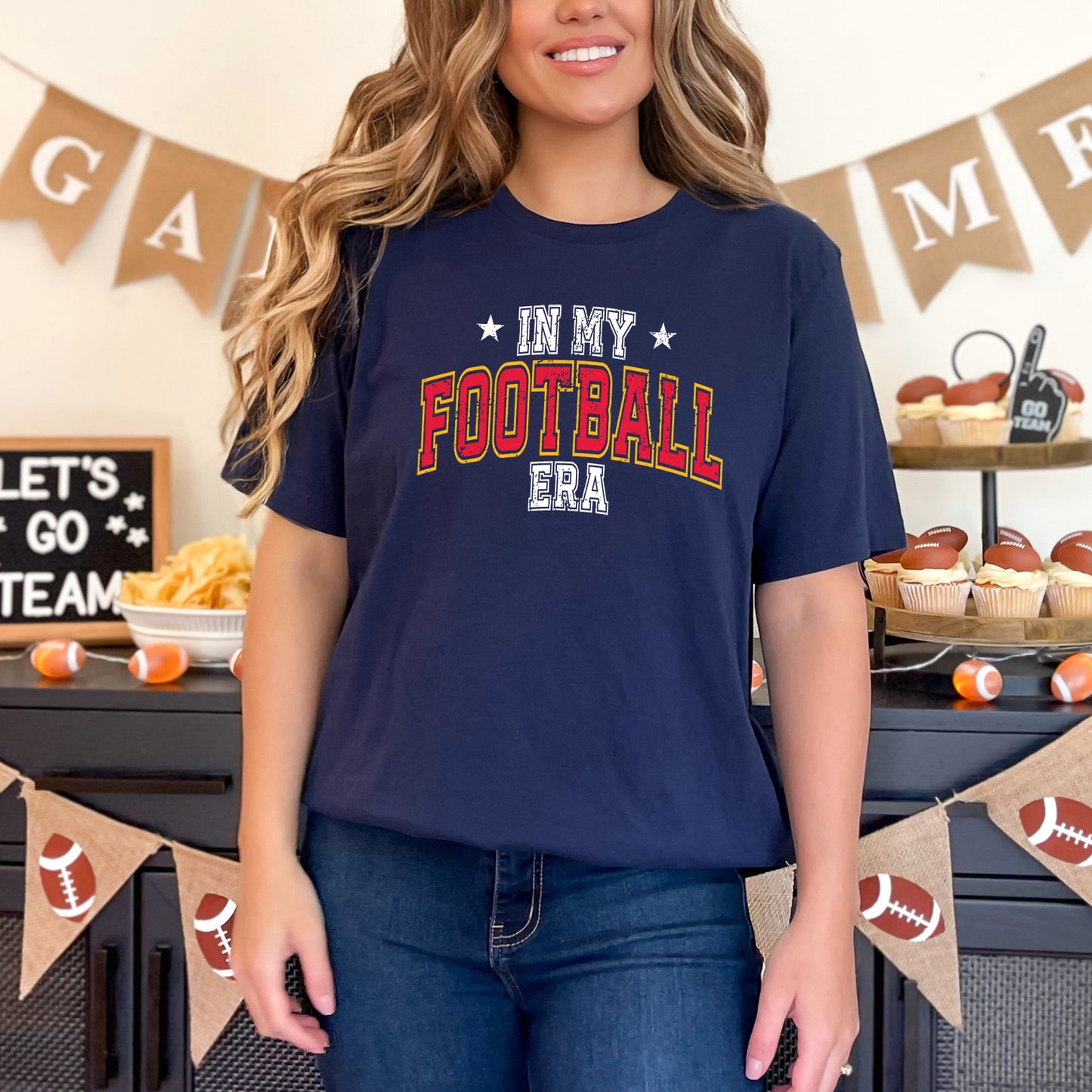 In My Football Era - Red | Short Sleeve Graphic Tee