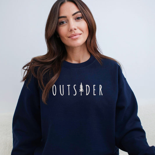 Embroidered Outsider Tree | Sweatshirt