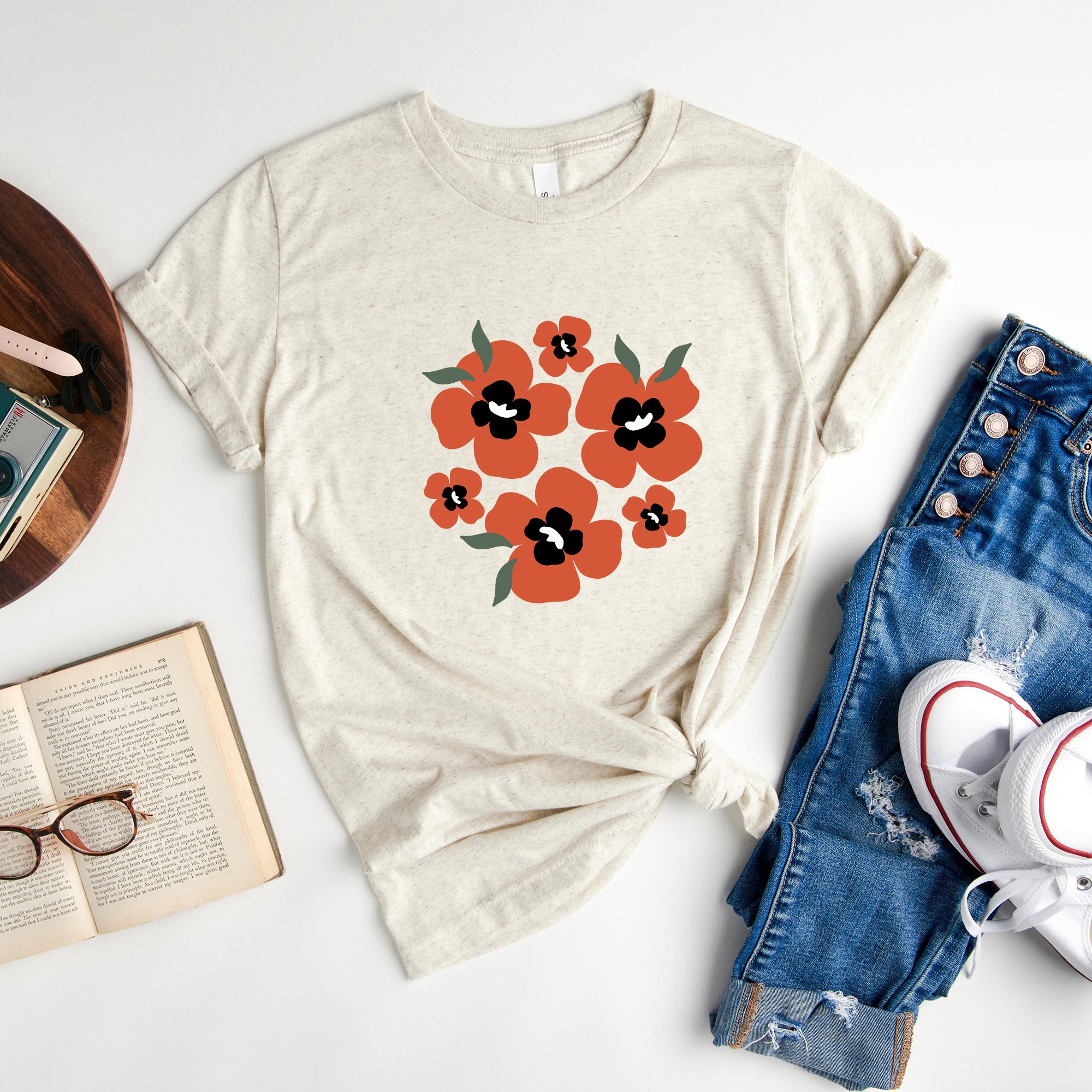 Red Poppies | Short Sleeve Graphic Tee