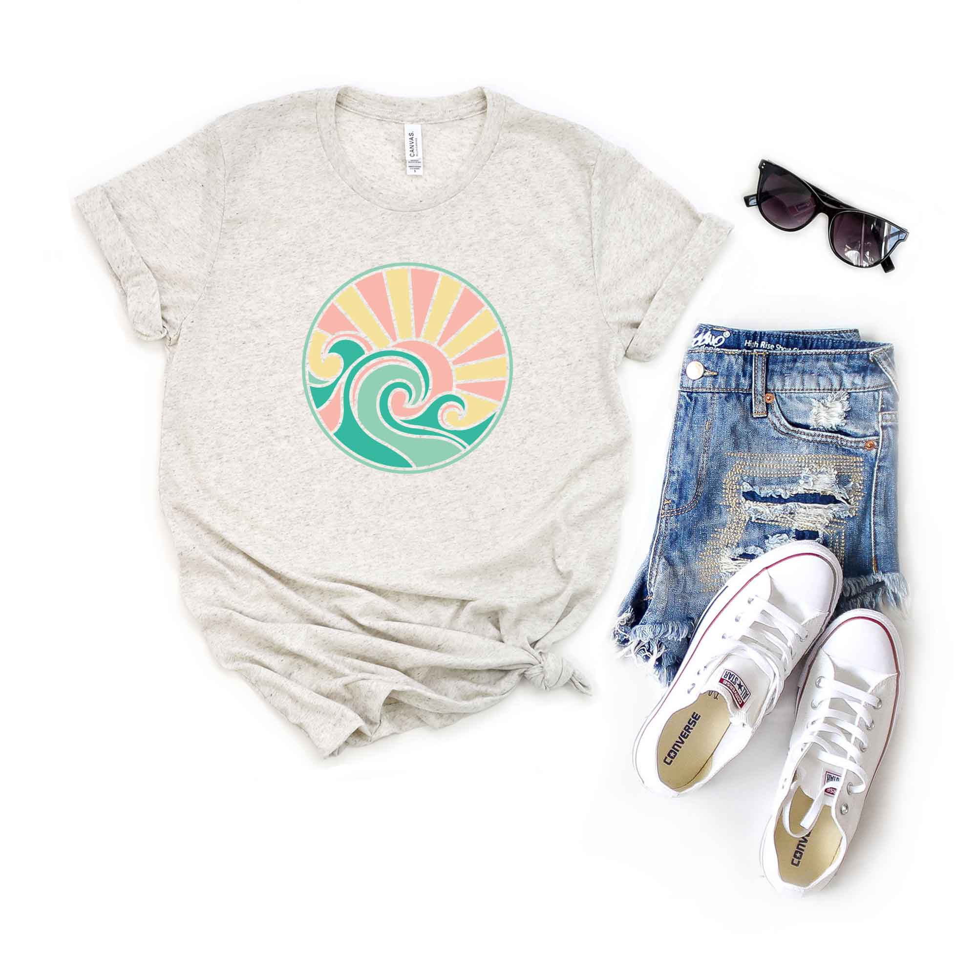 Round Waves | Short Sleeve Graphic Tee