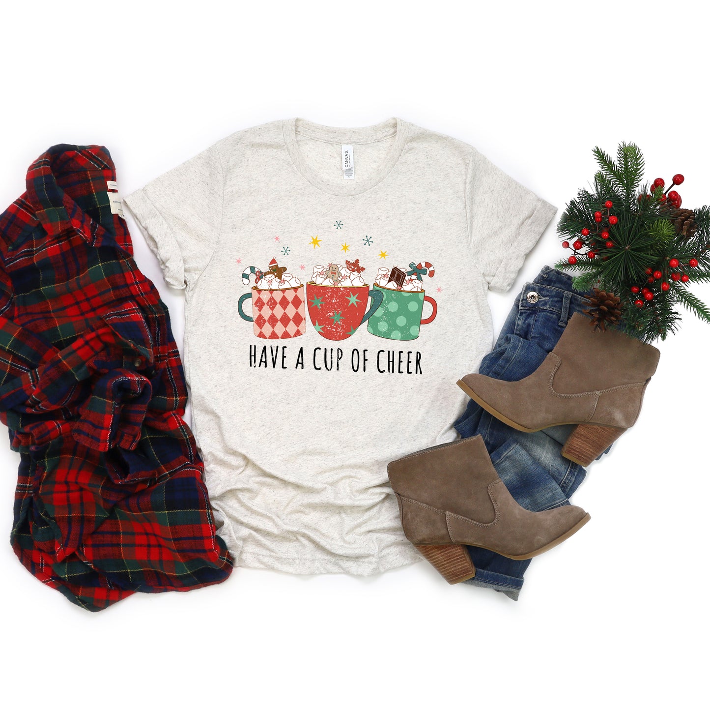 Have A Cup of Cheer | Short Sleeve Crew Neck