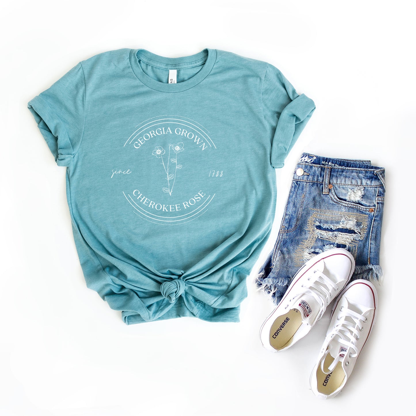 Georgia State Flower | Short Sleeve Graphic Tee
