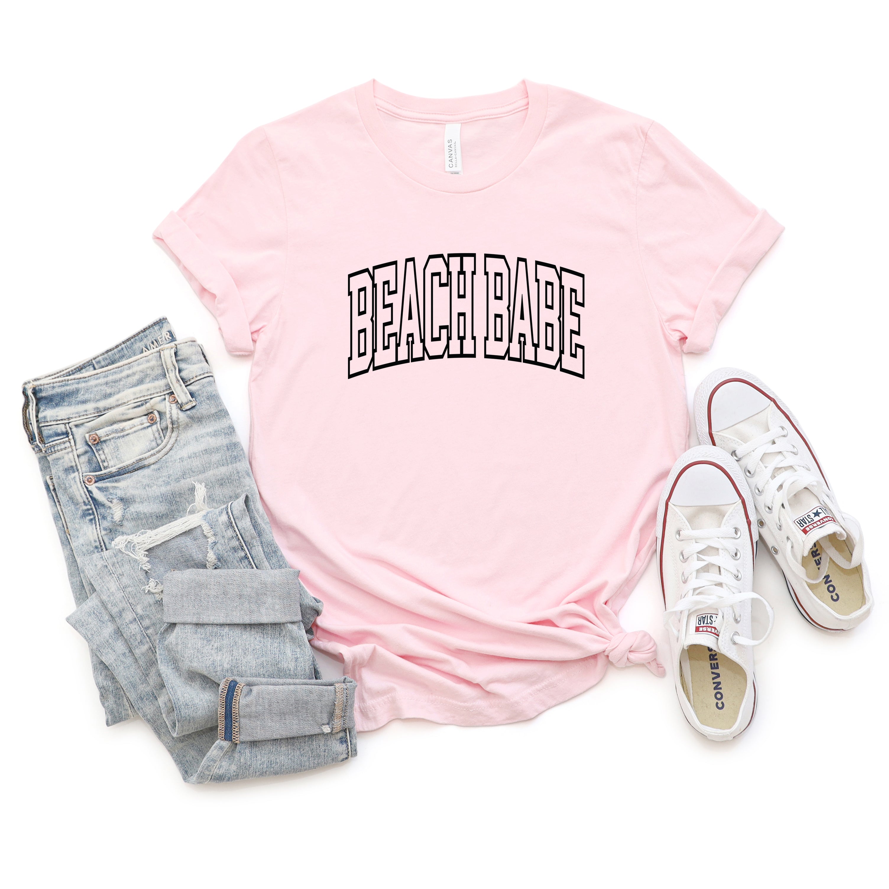 Beach Babe Varsity | Short Sleeve Graphic Tee