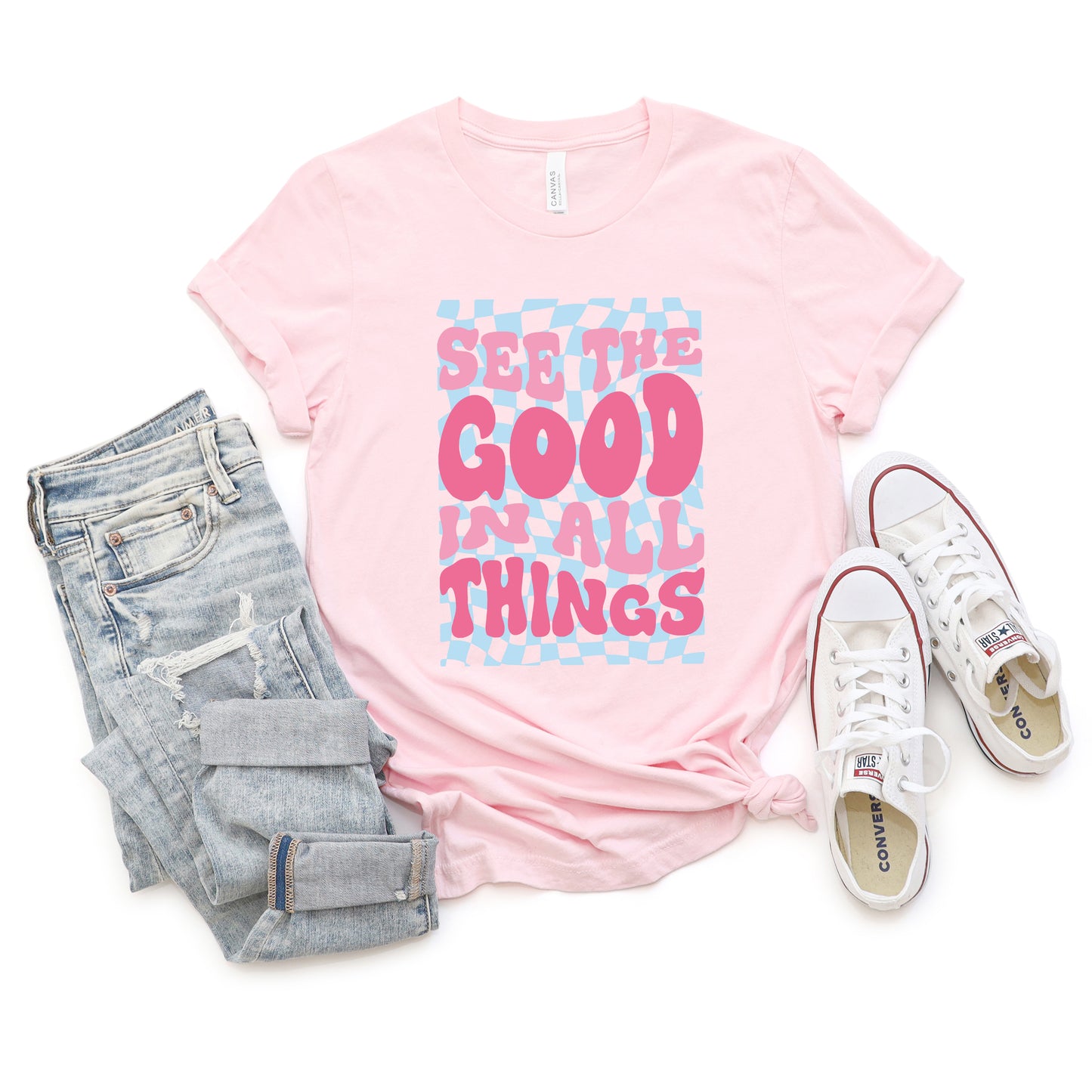 See The Good Checkered | Short Sleeve Graphic Tee