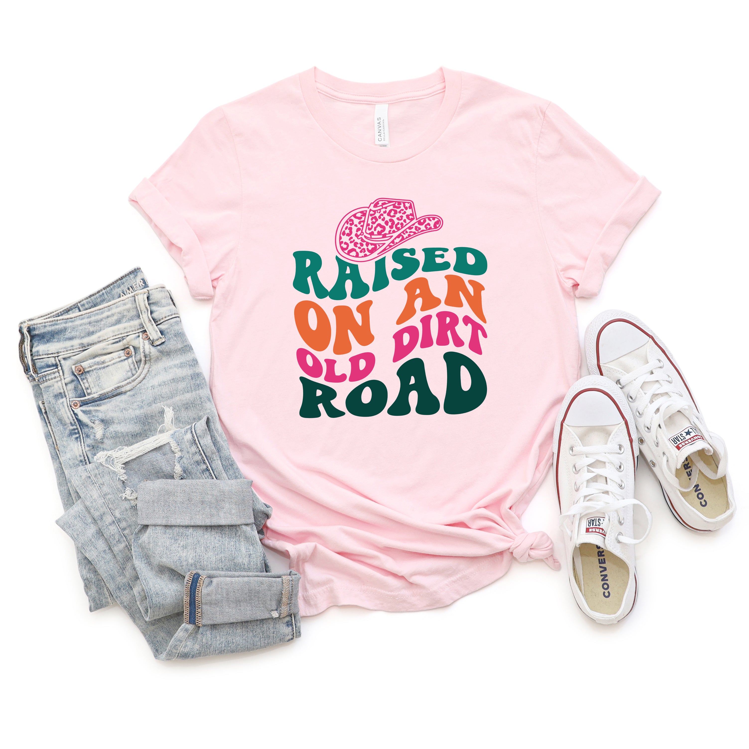 Raised On An Old Dirt Road Hat | Short Sleeve Graphic Tee