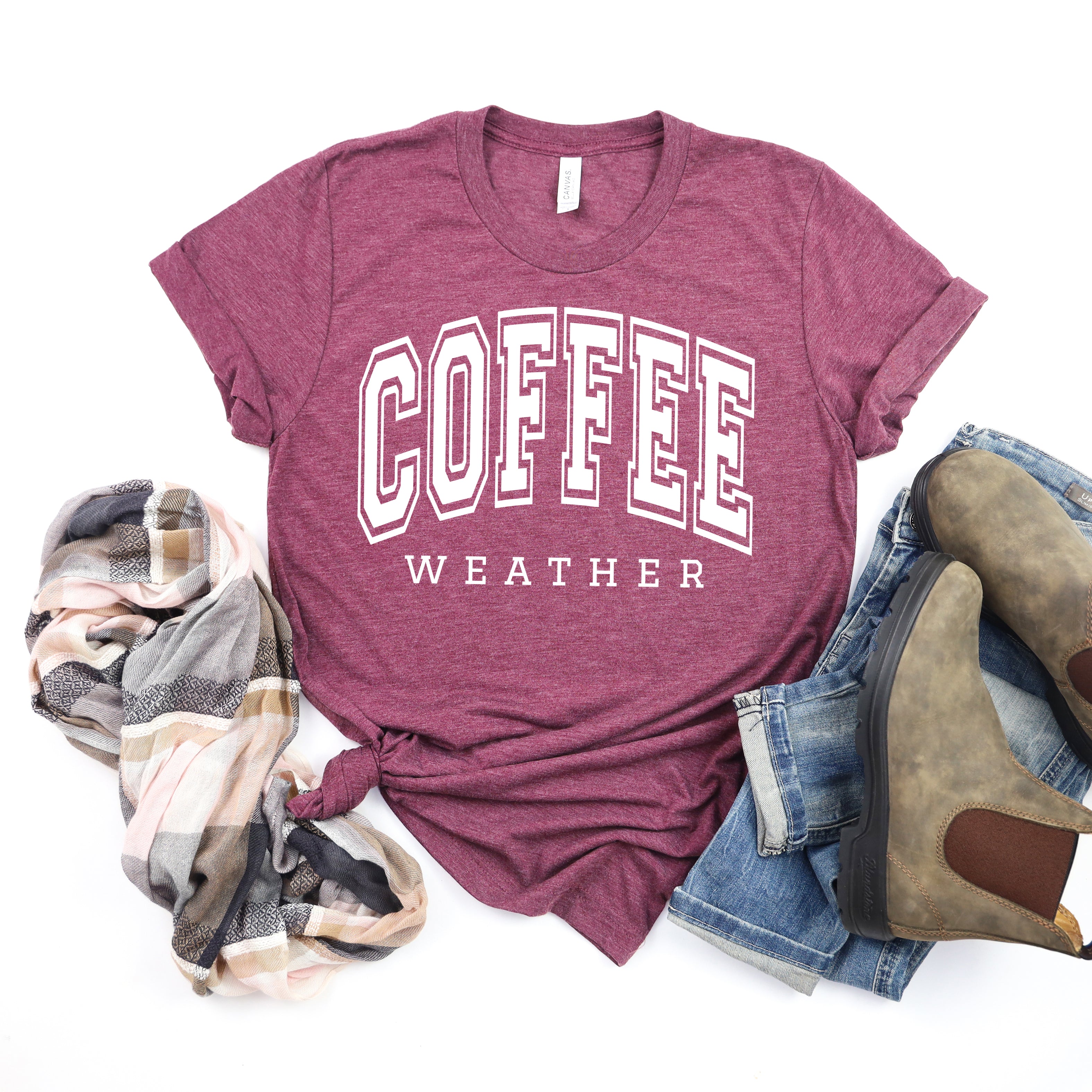 Coffee Weather | Short Sleeve Crew Neck