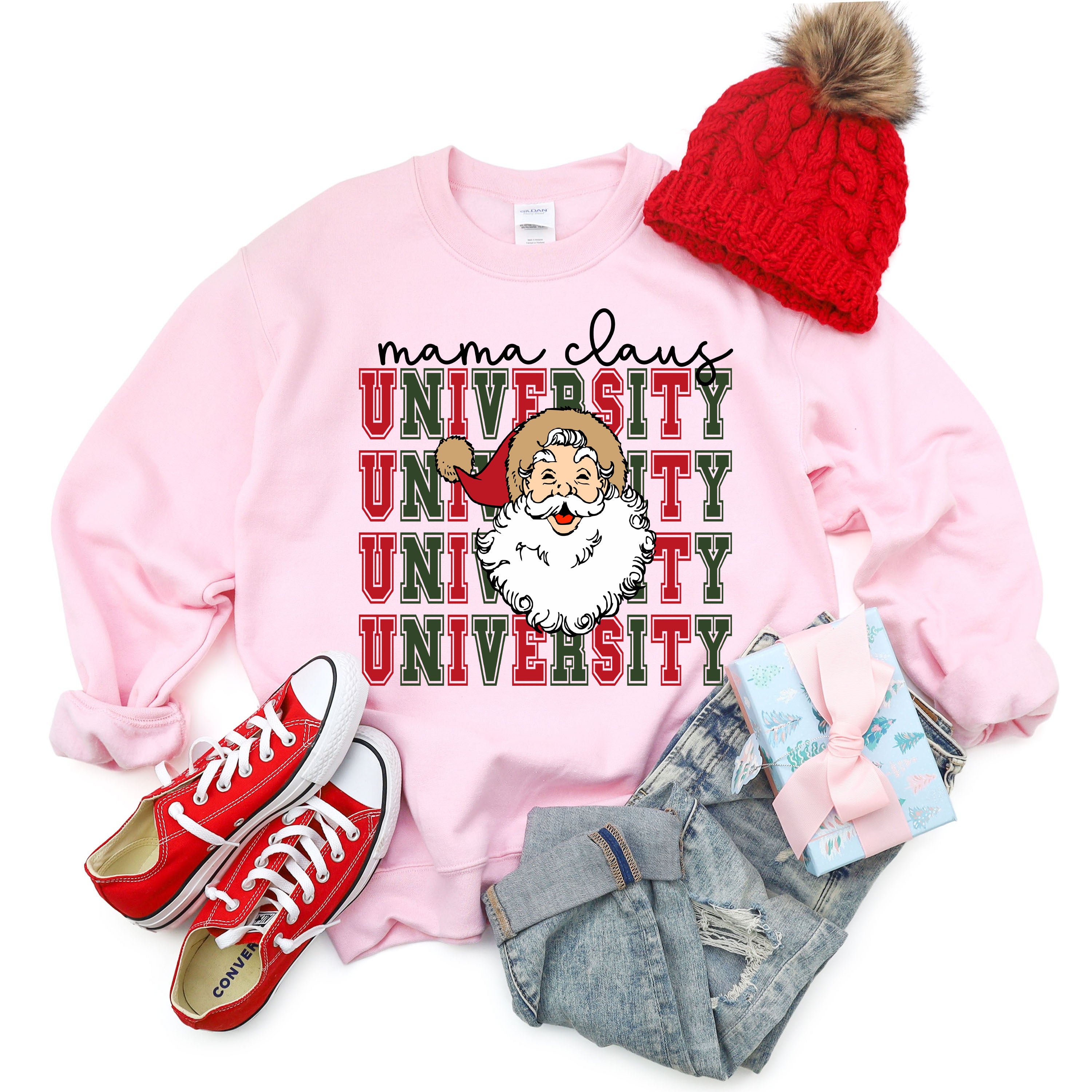 Mama Claus University Santa |Sweatshirt