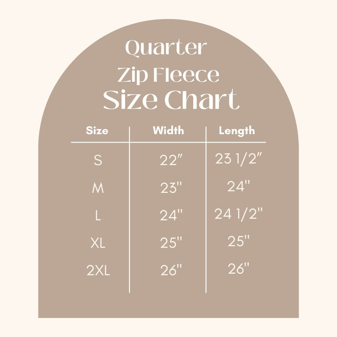 Happy Mama Heart Mini - Women's Quarter Zip Fleece Graphic Sweatshirt