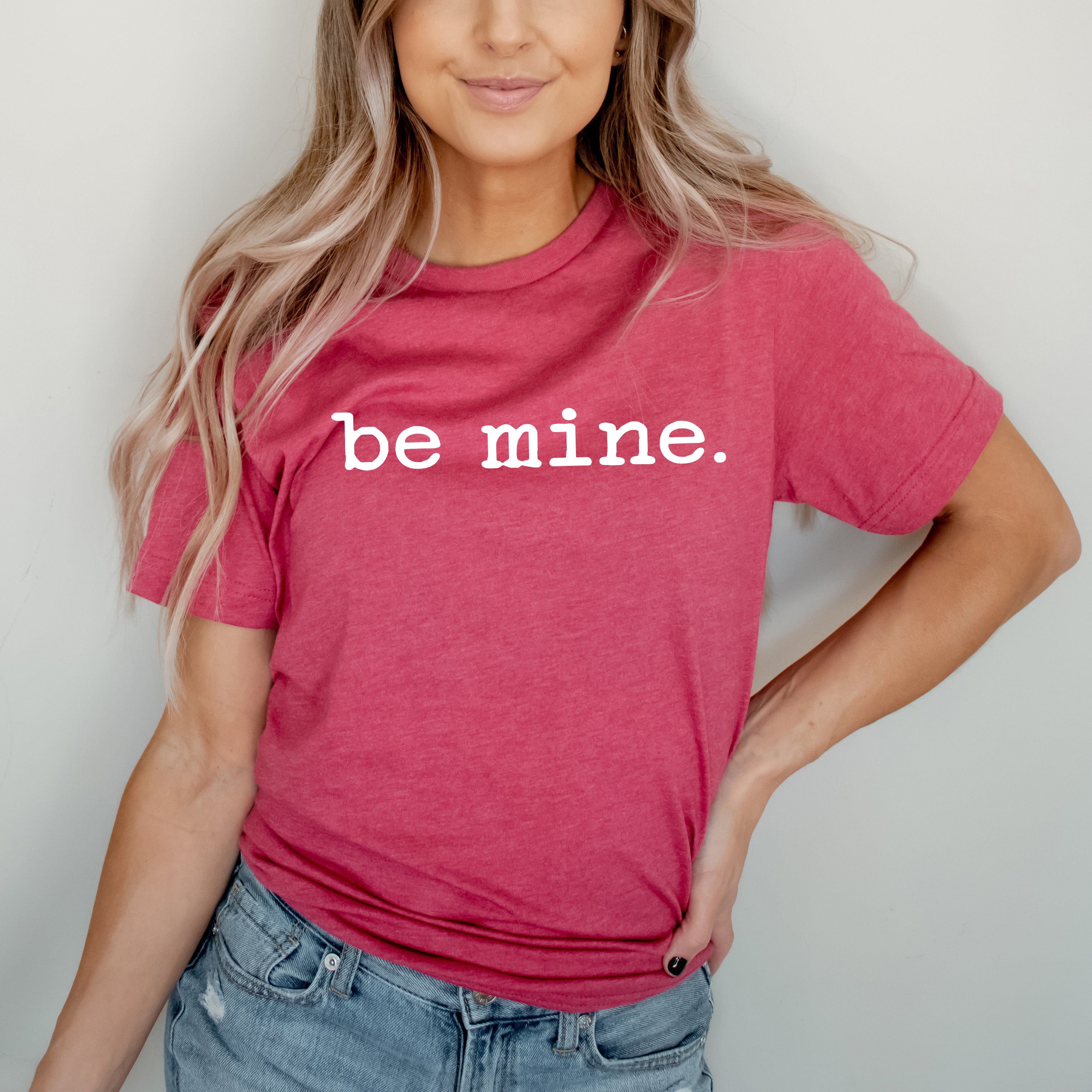 Be Mine Typewriter | Short Sleeve Graphic Tee