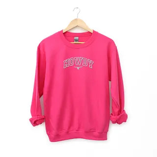Embroidered Howdy Bull Varsity | Sweatshirt
