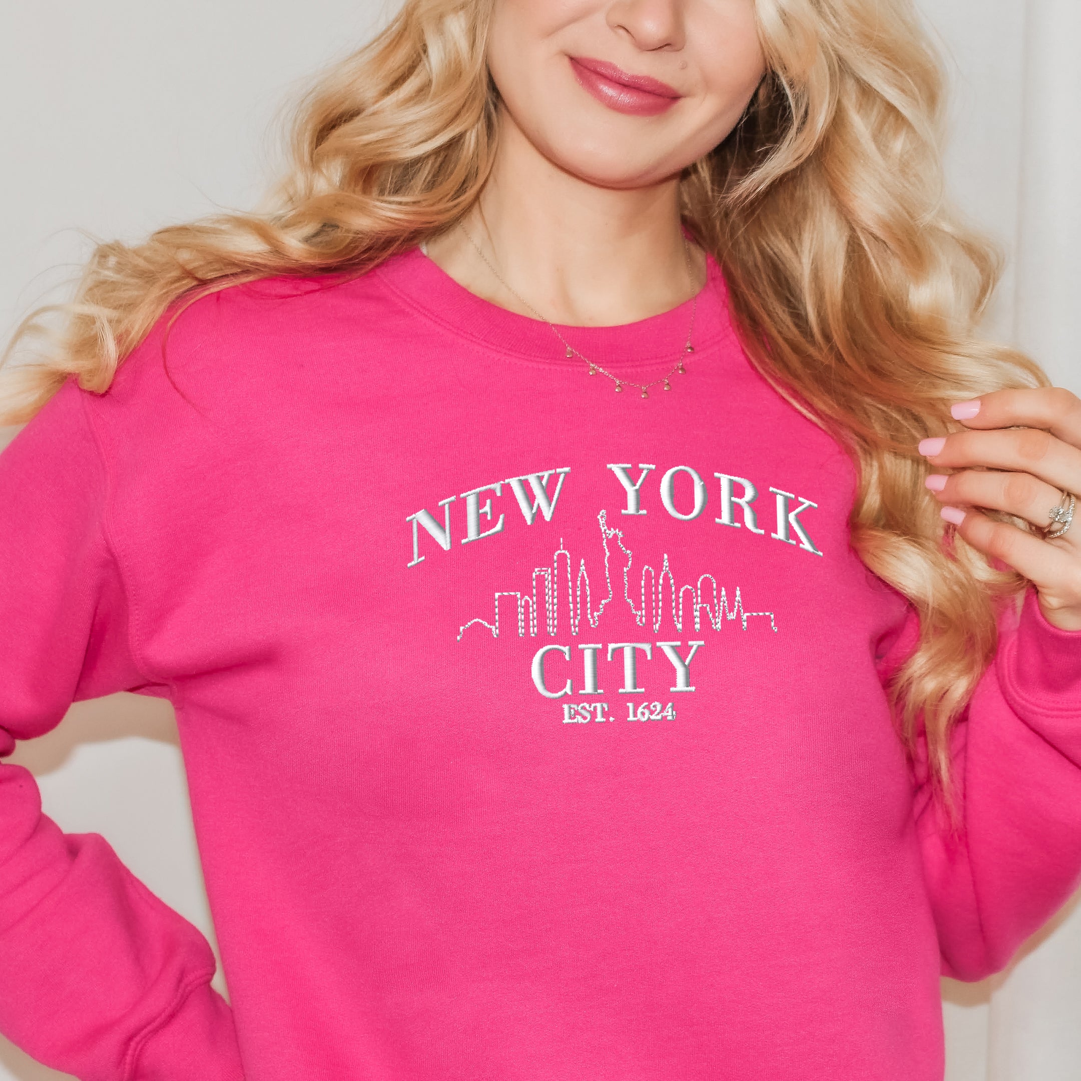 Embroidered New York City | Sweatshirt
