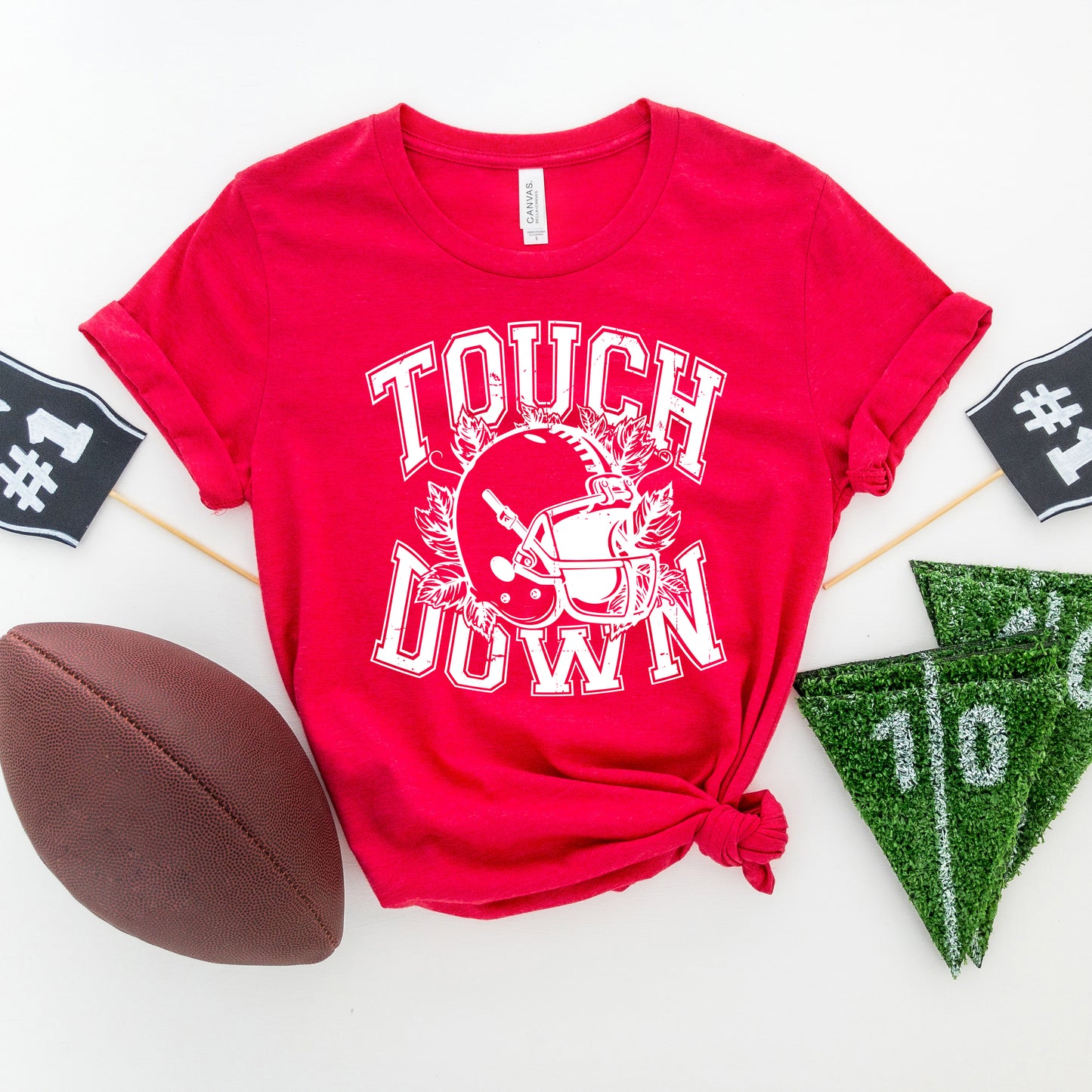 Touchdown Helmet |Short Sleeve Crew Neck