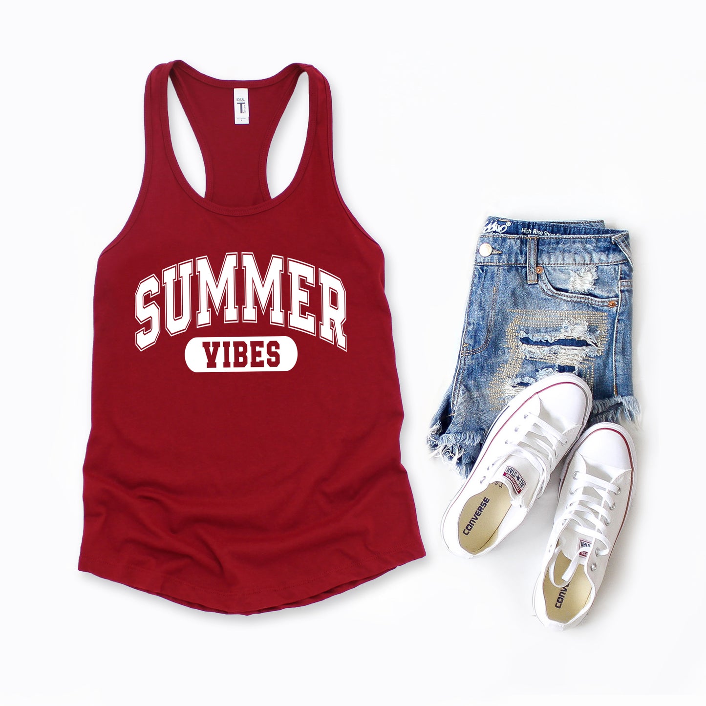 Varsity Summer Vibes | Racerback Tank