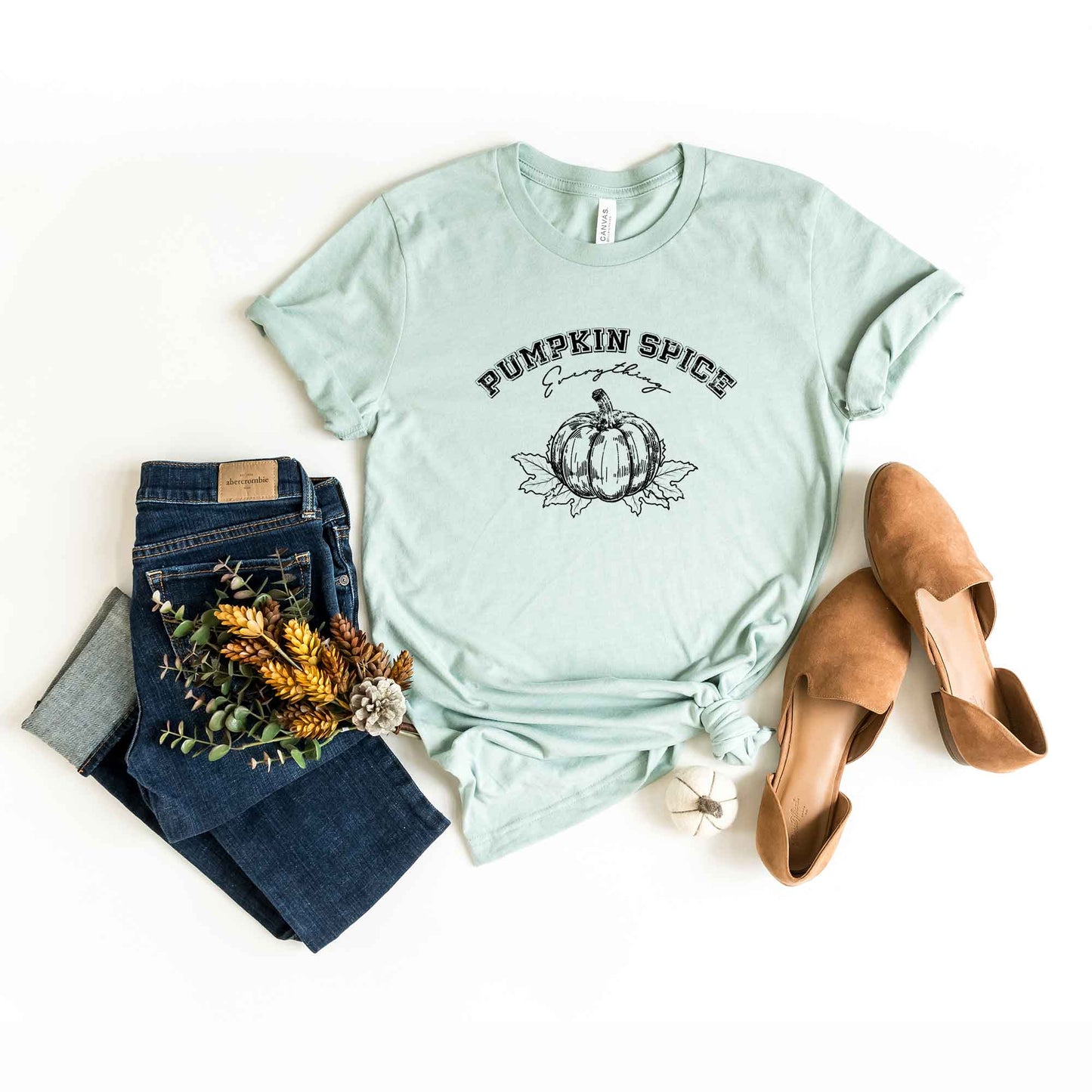Pumpkin Spice Grunge | Short Sleeve Crew Neck