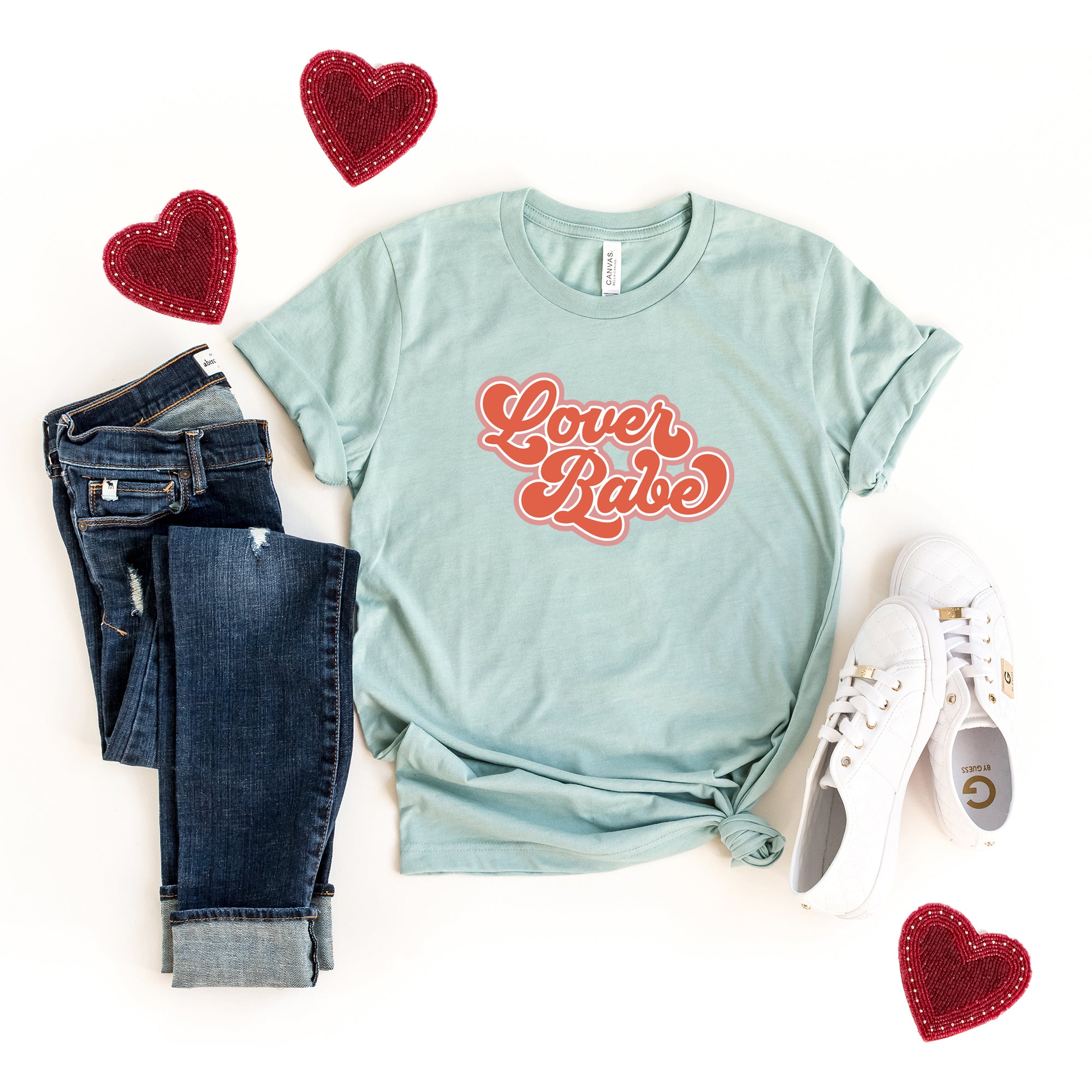 Lover Babe Retro | Short Sleeve Crew Neck