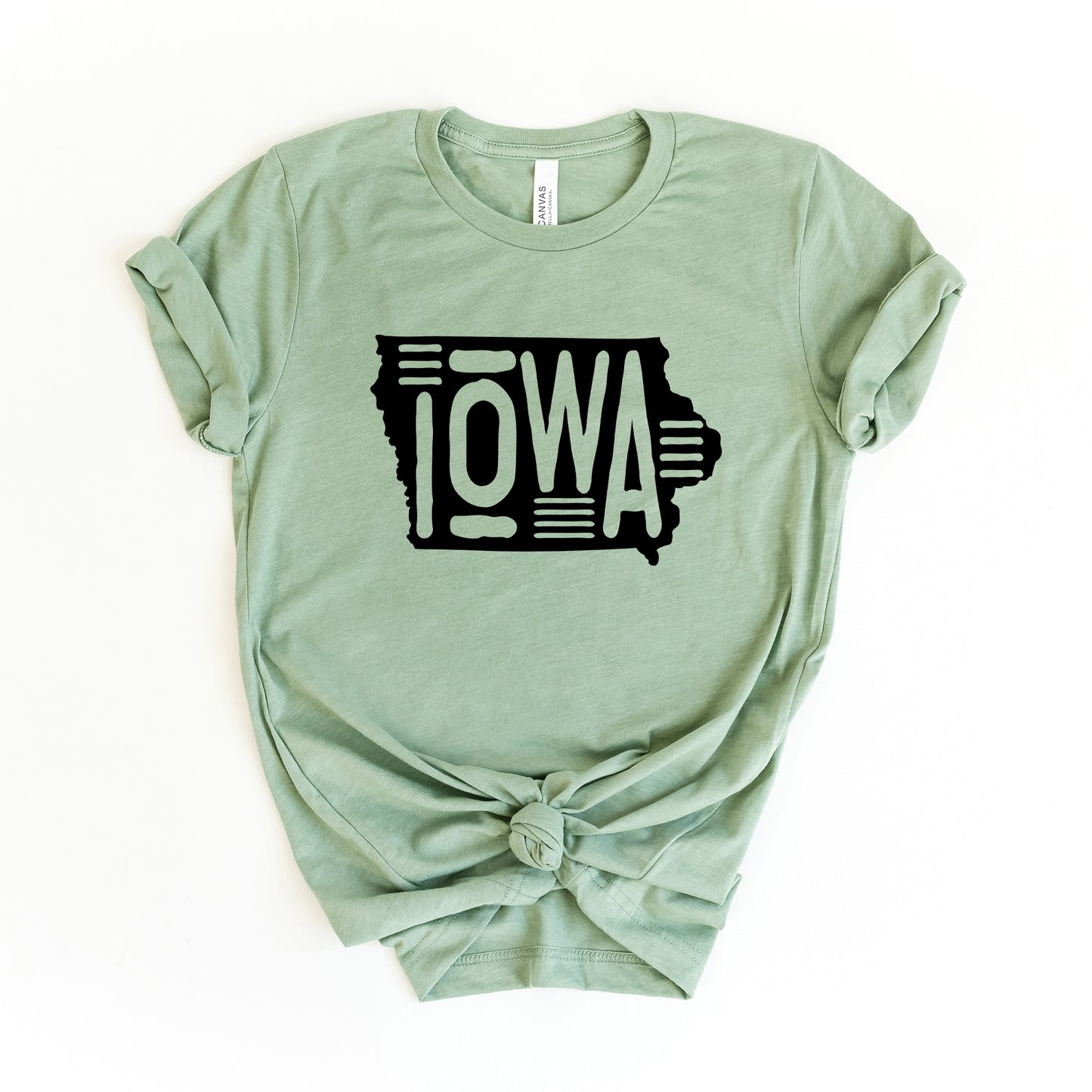 Iowa Typography | Short Sleeve Graphic Tee