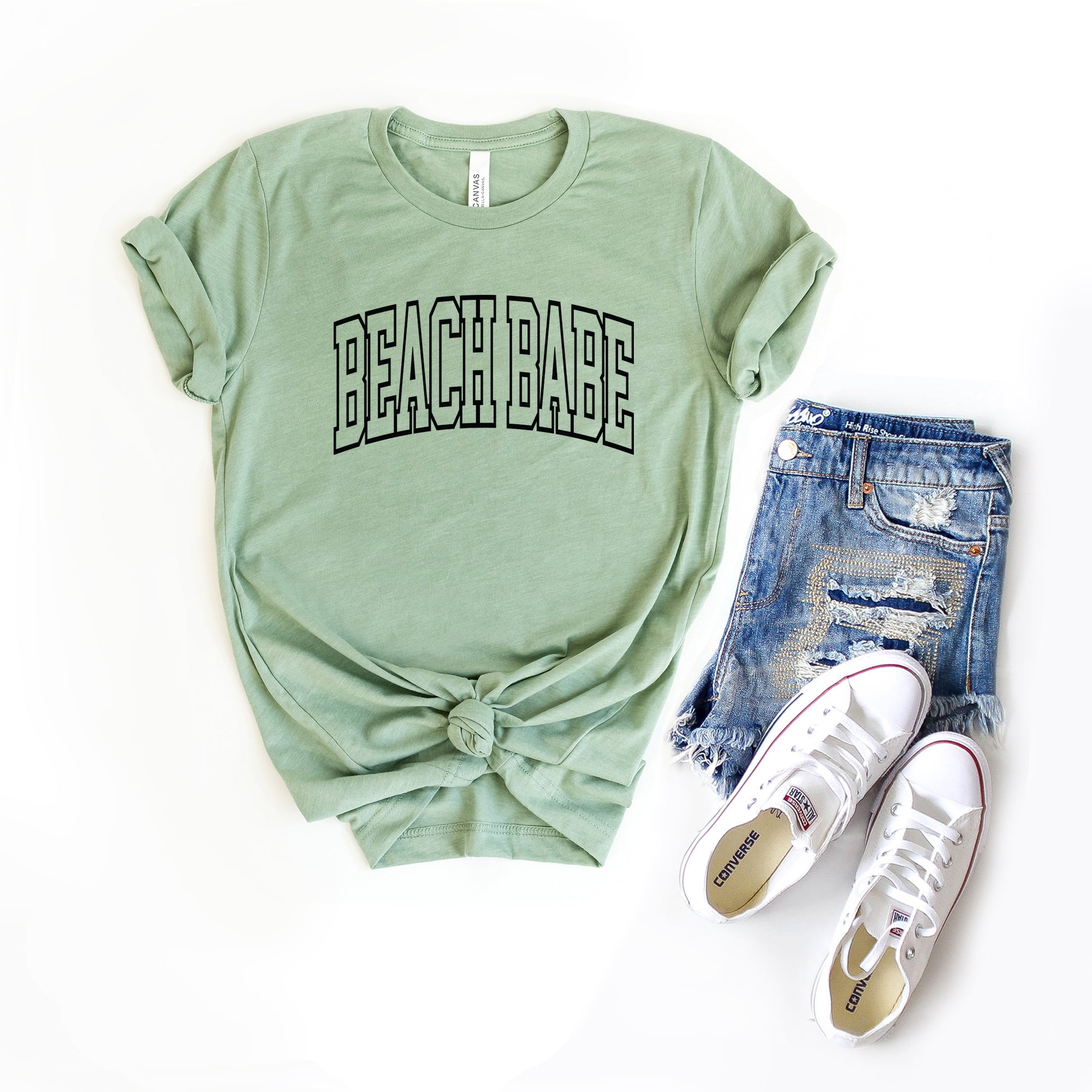 Beach Babe Varsity | Short Sleeve Graphic Tee