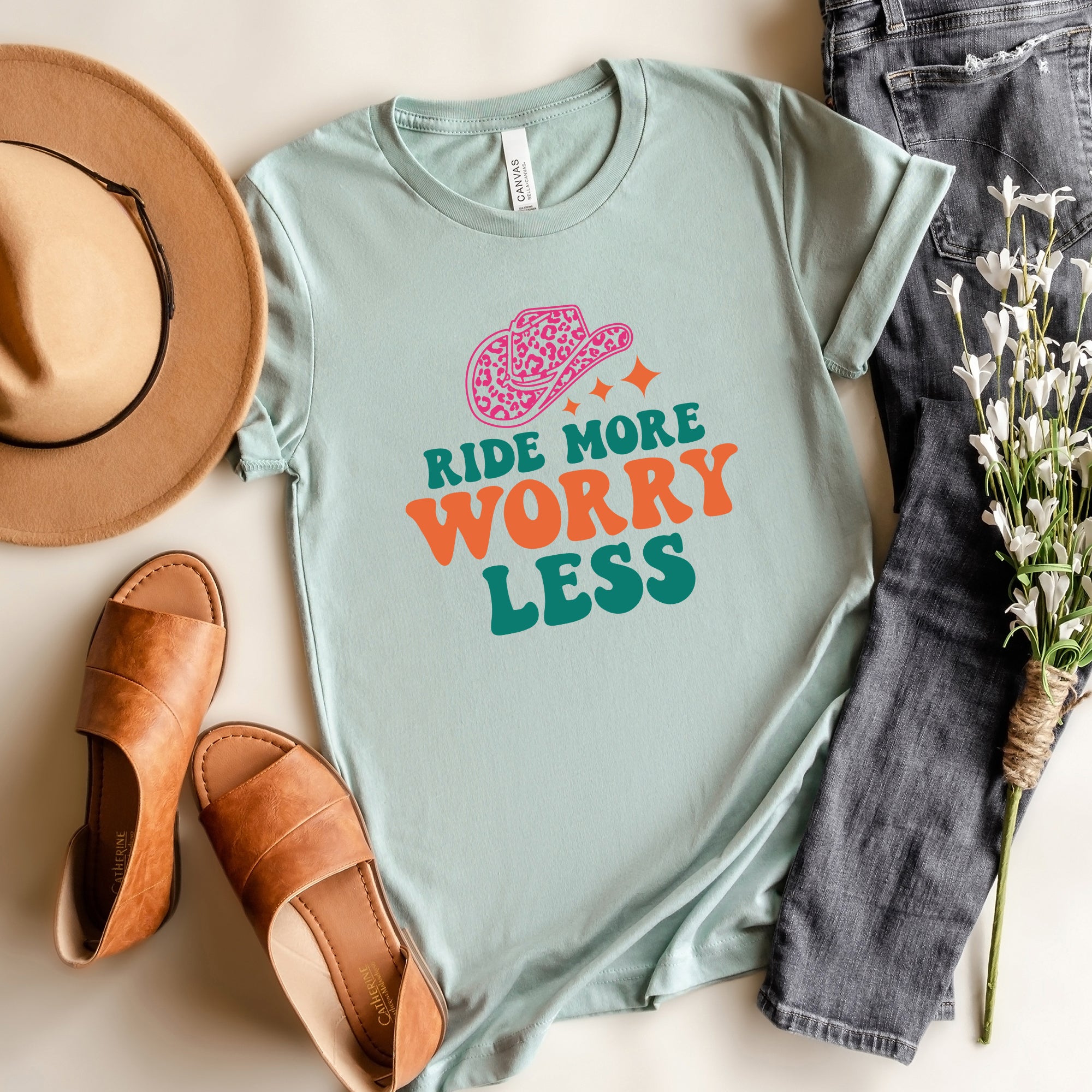 Ride More Worry Less | Short Sleeve Graphic Tee