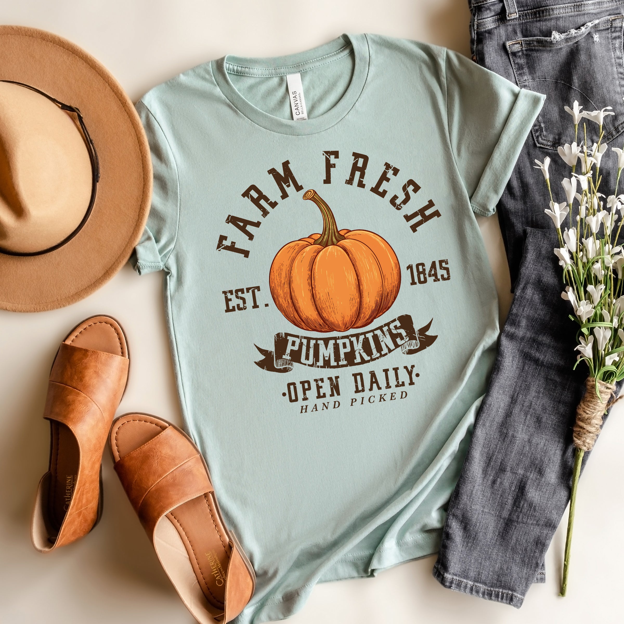 Farm Fresh Open Daily | Short Sleeve Crew Neck