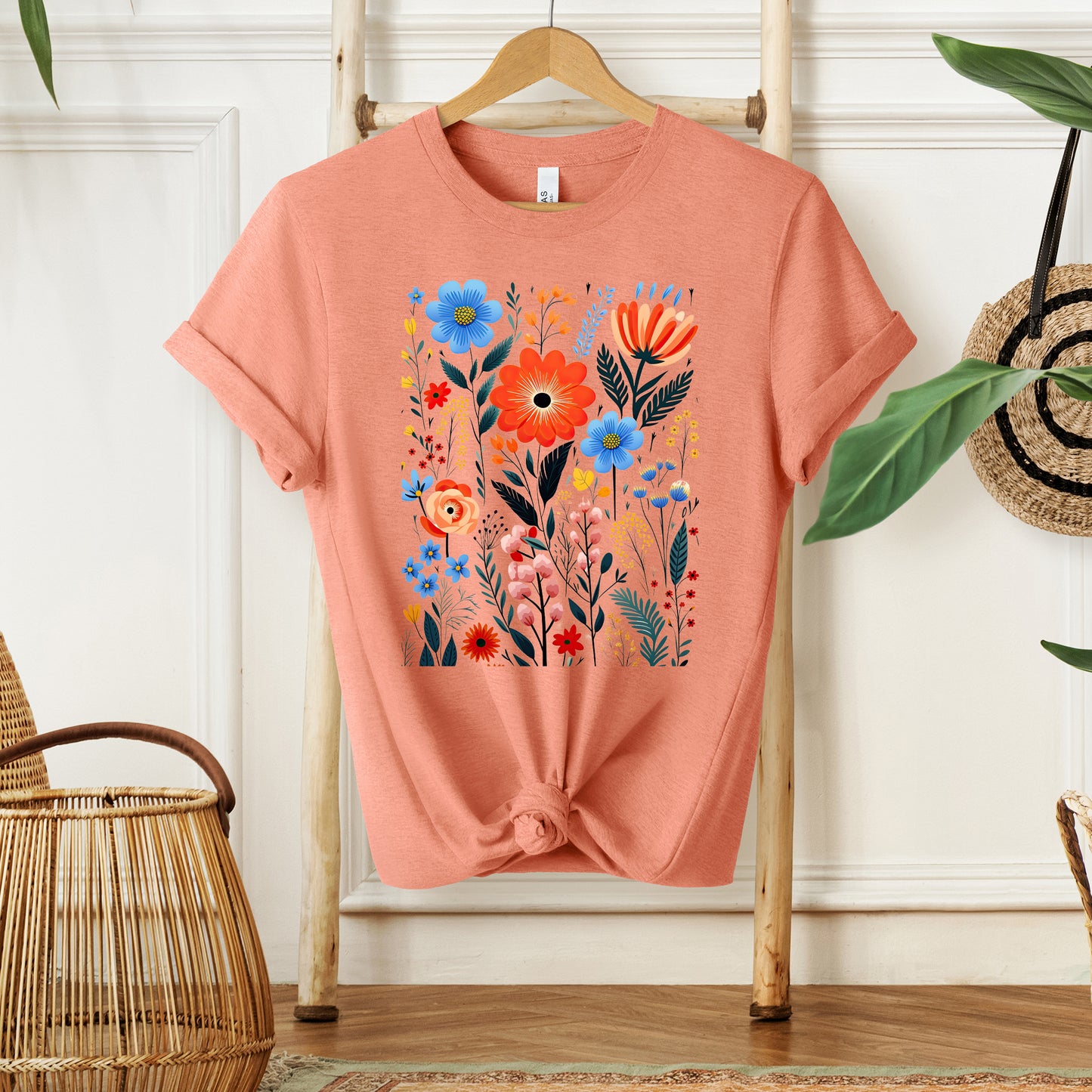 Cottagecore Floral | Short Sleeve Crew Neck