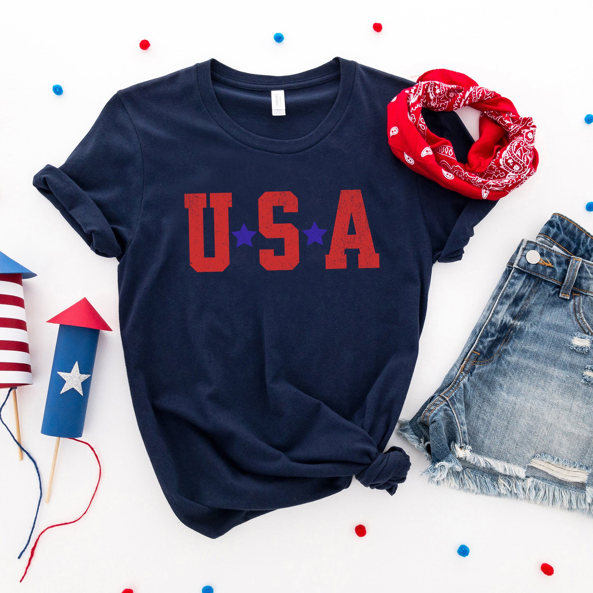 USA Stars | Short Sleeve Graphic Tee