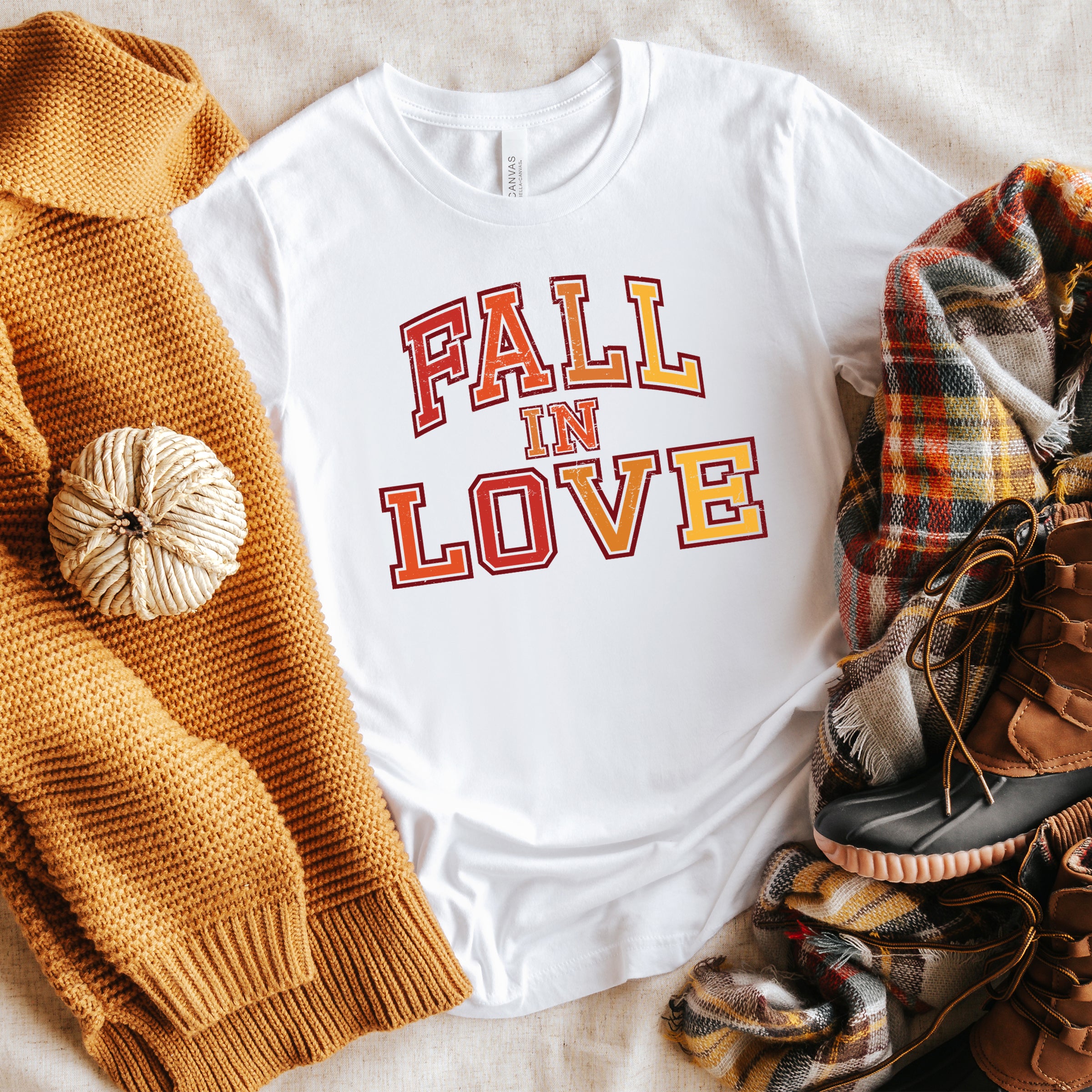 Fall In Love Ombre | Short Sleeve Crew Neck