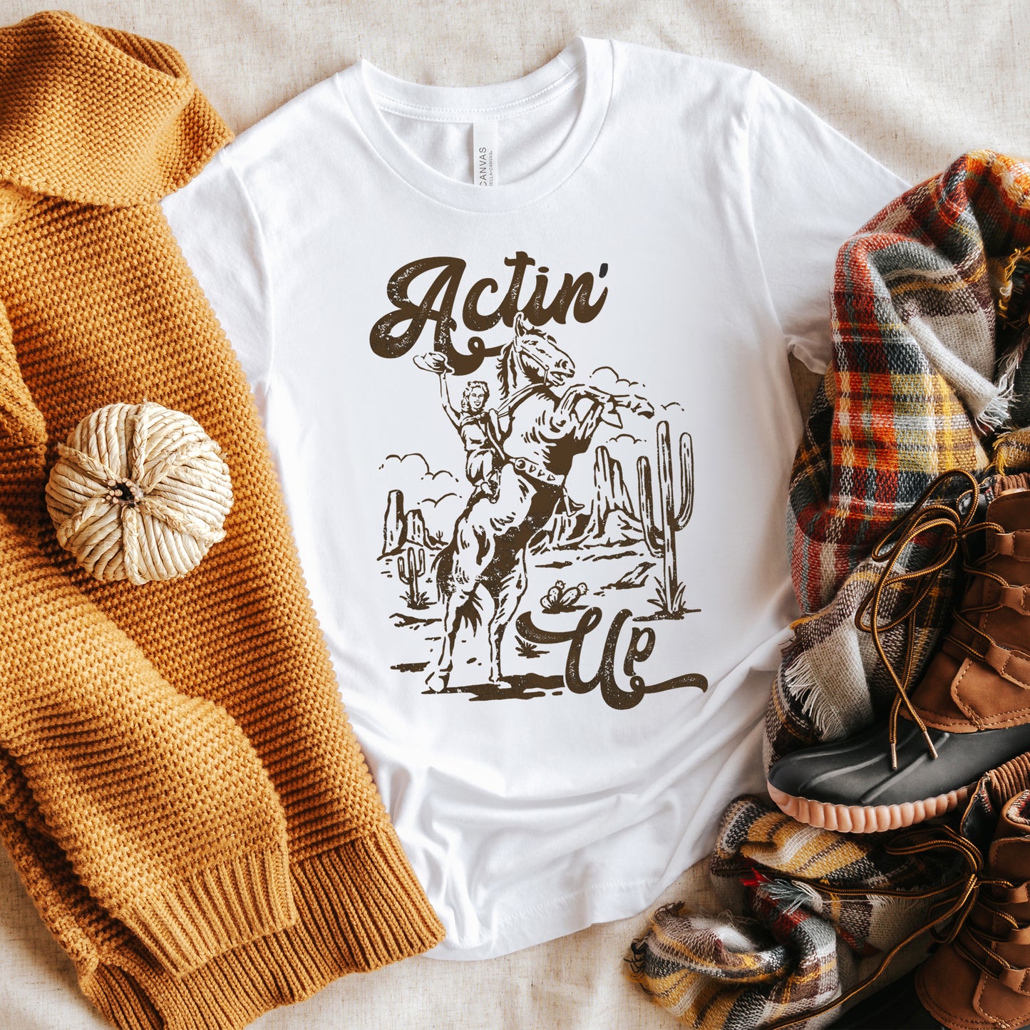 Actin' Up Horse | Short Sleeve Crew Neck