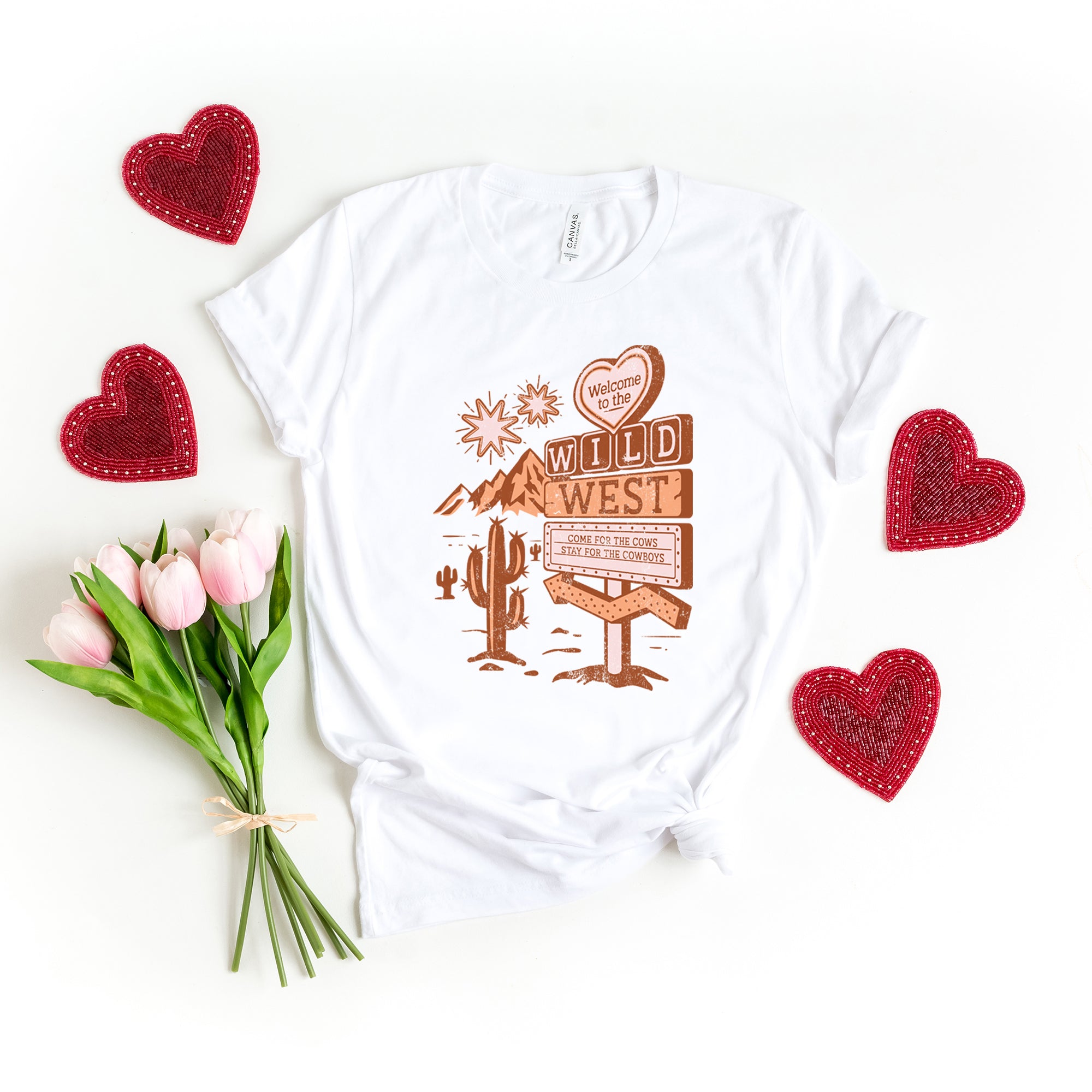 Wild West Distressed | Short Sleeve Crew Neck