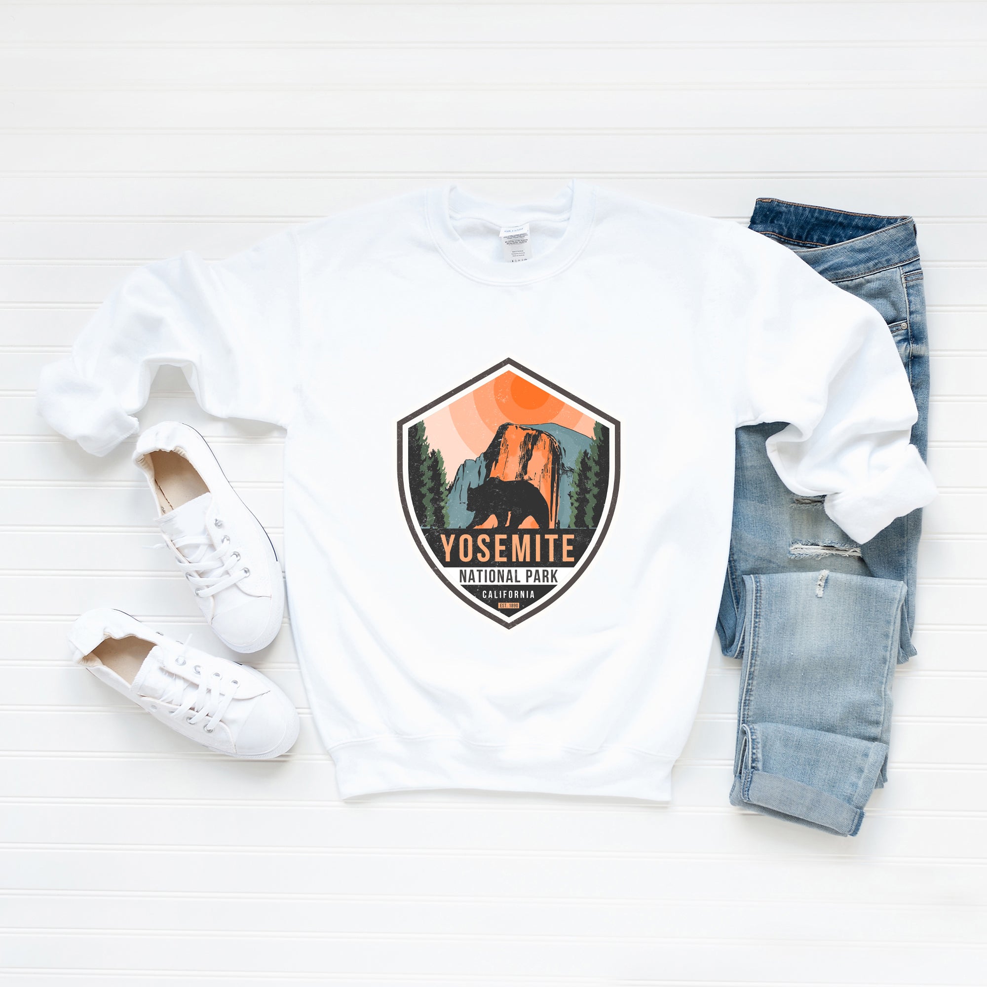 Yosemite National Park Badge | Sweatshirt