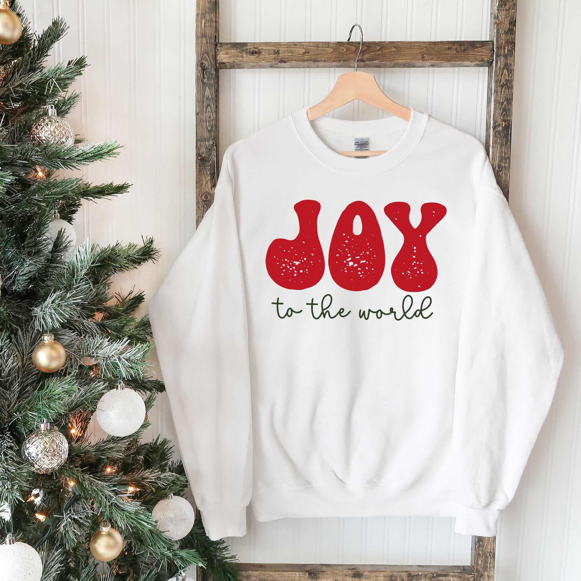 Joy To The World Cursive |Sweatshirt