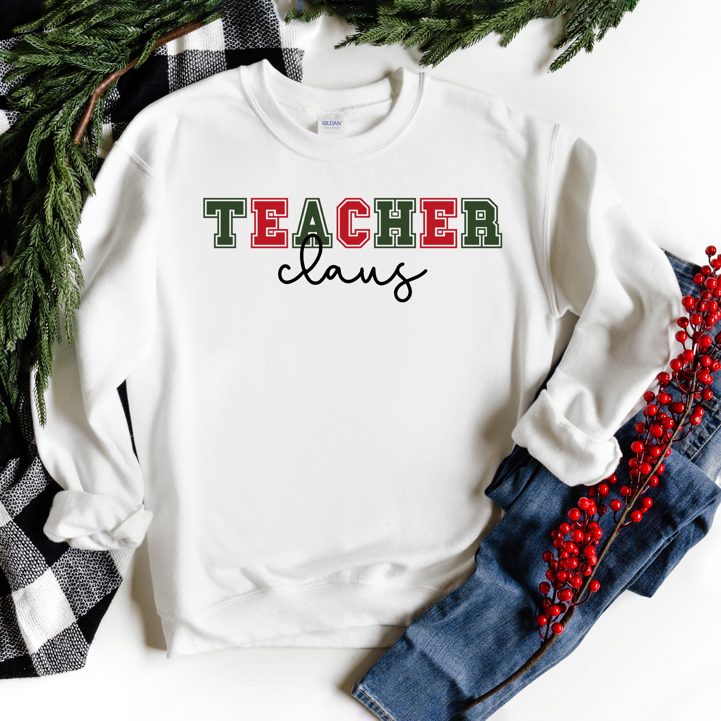 Teacher Claus Bold |Sweatshirt