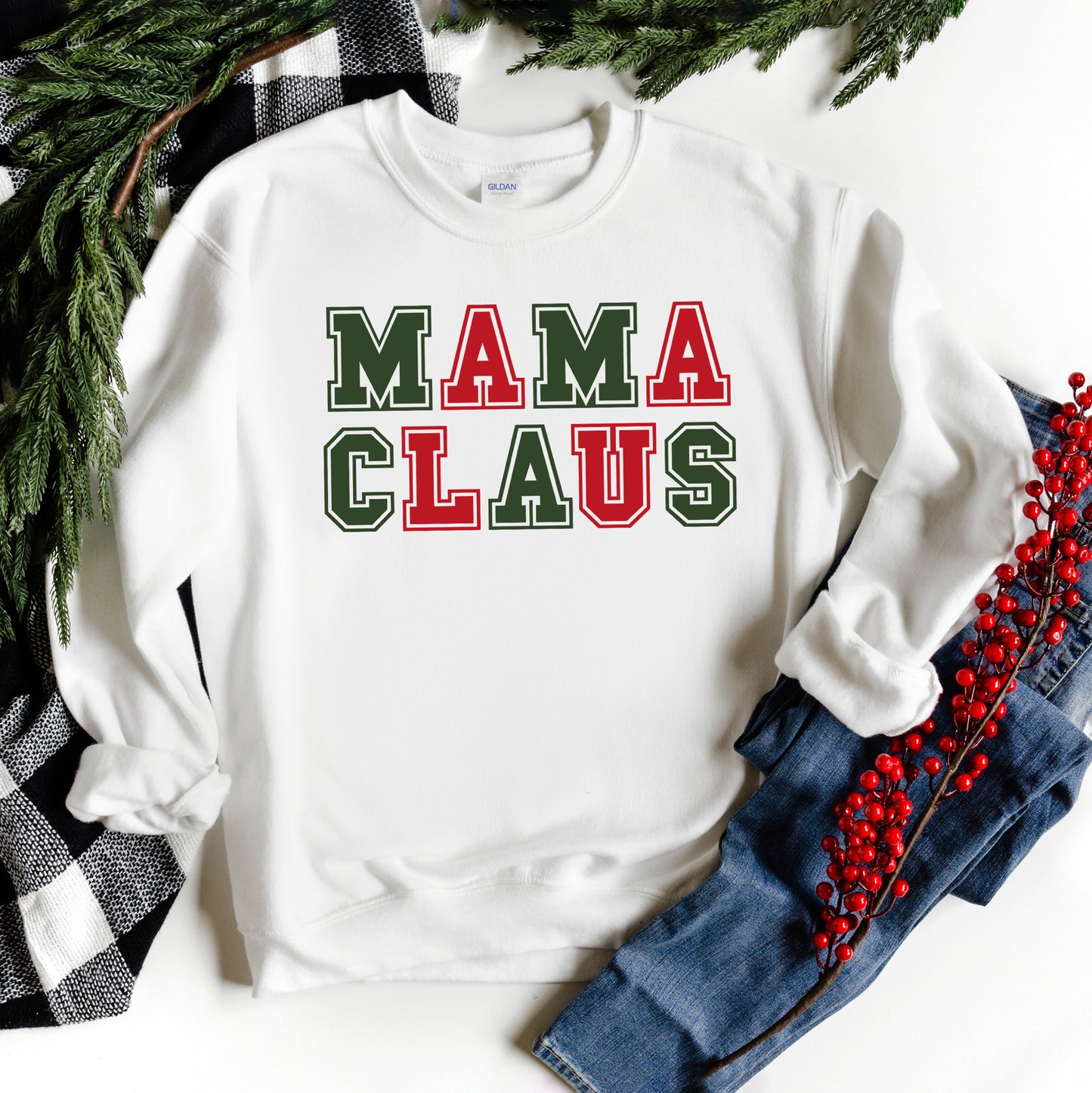 Mama Claus Colorful |Sweatshirt