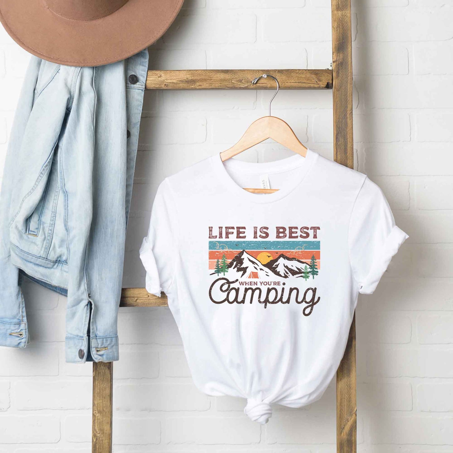 Life Is Best When Your Camping | Short Sleeve Graphic Tee