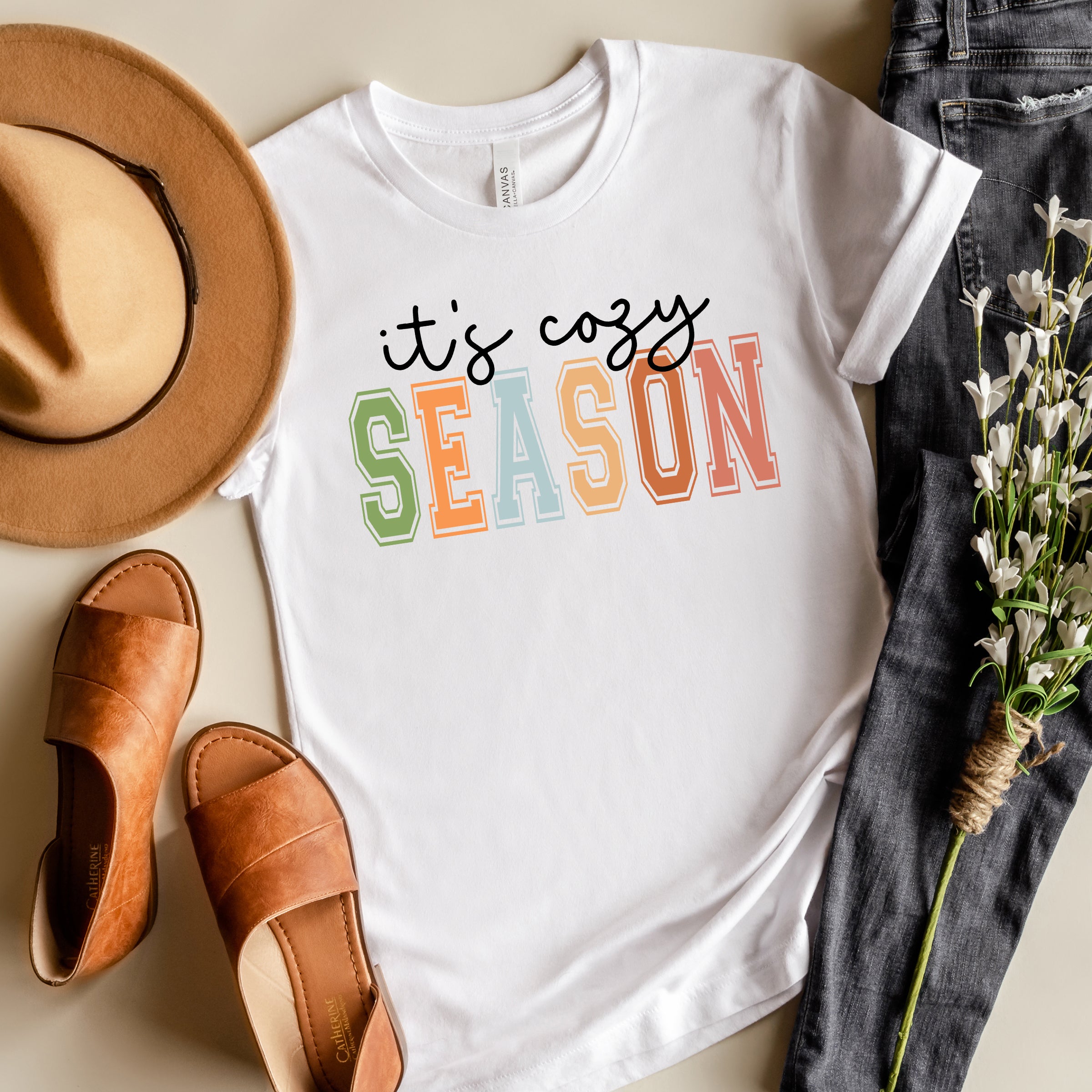 It's Cozy Season | Short Sleeve Crew Neck