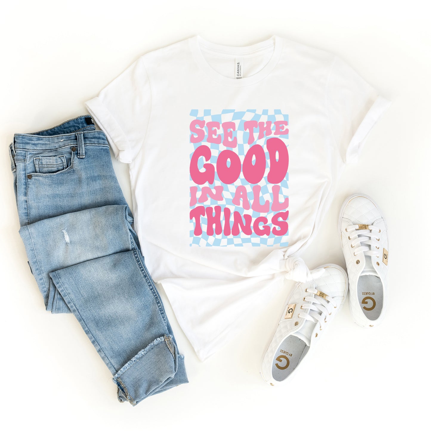 See The Good Checkered | Short Sleeve Graphic Tee