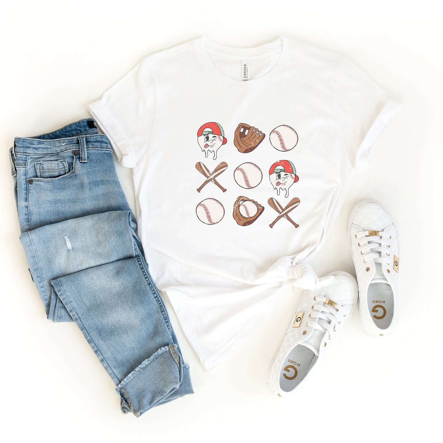 Baseball Collage | Short Sleeve Graphic Tee