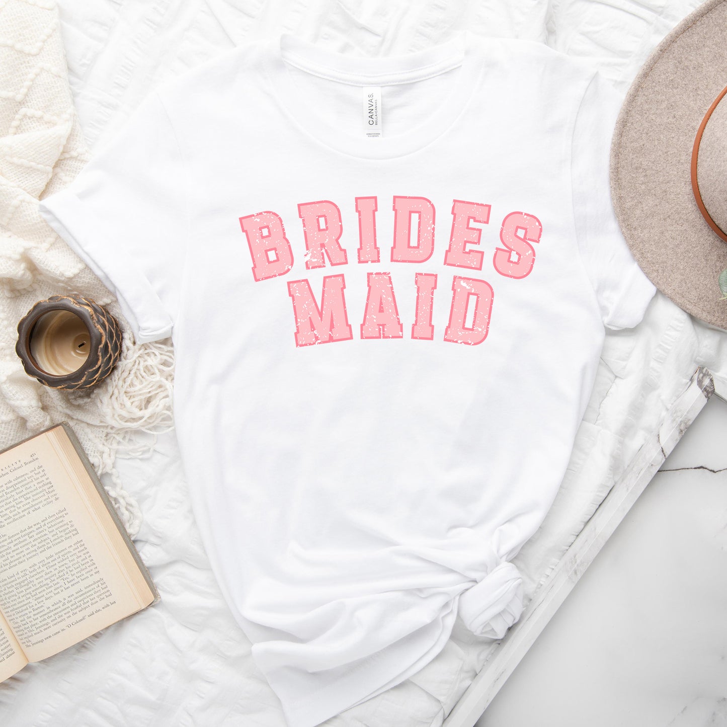 Varsity Bridesmaid | Short Sleeve Crew Neck