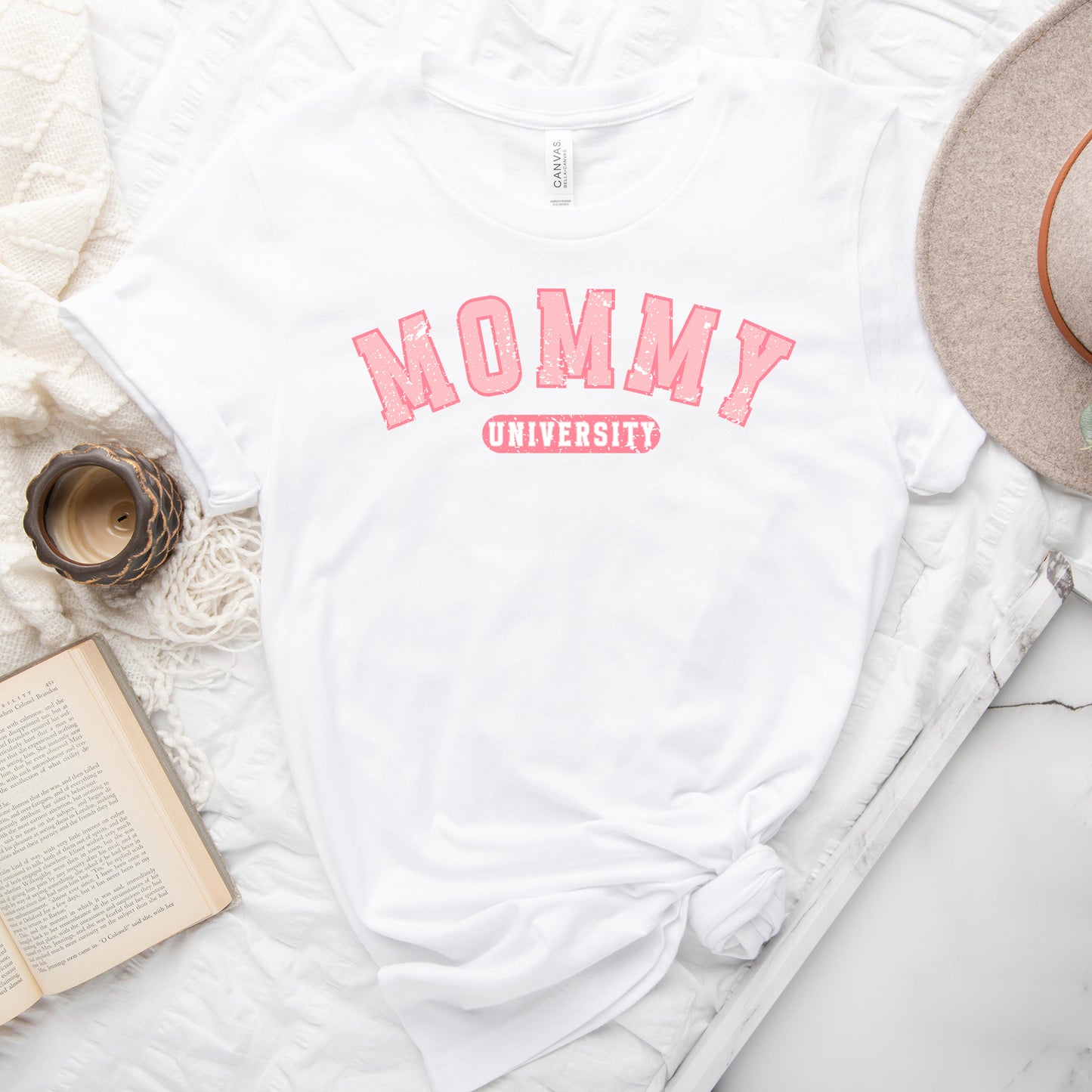 Varsity Mommy University | Short Sleeve Crew Neck