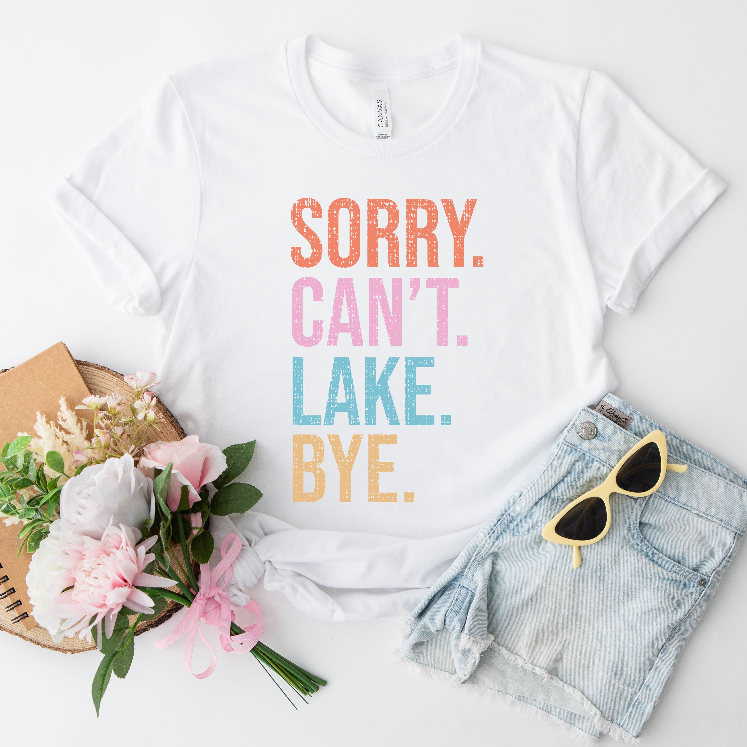 Sorry. Can't. Lake. | Short Sleeve Graphic Tee