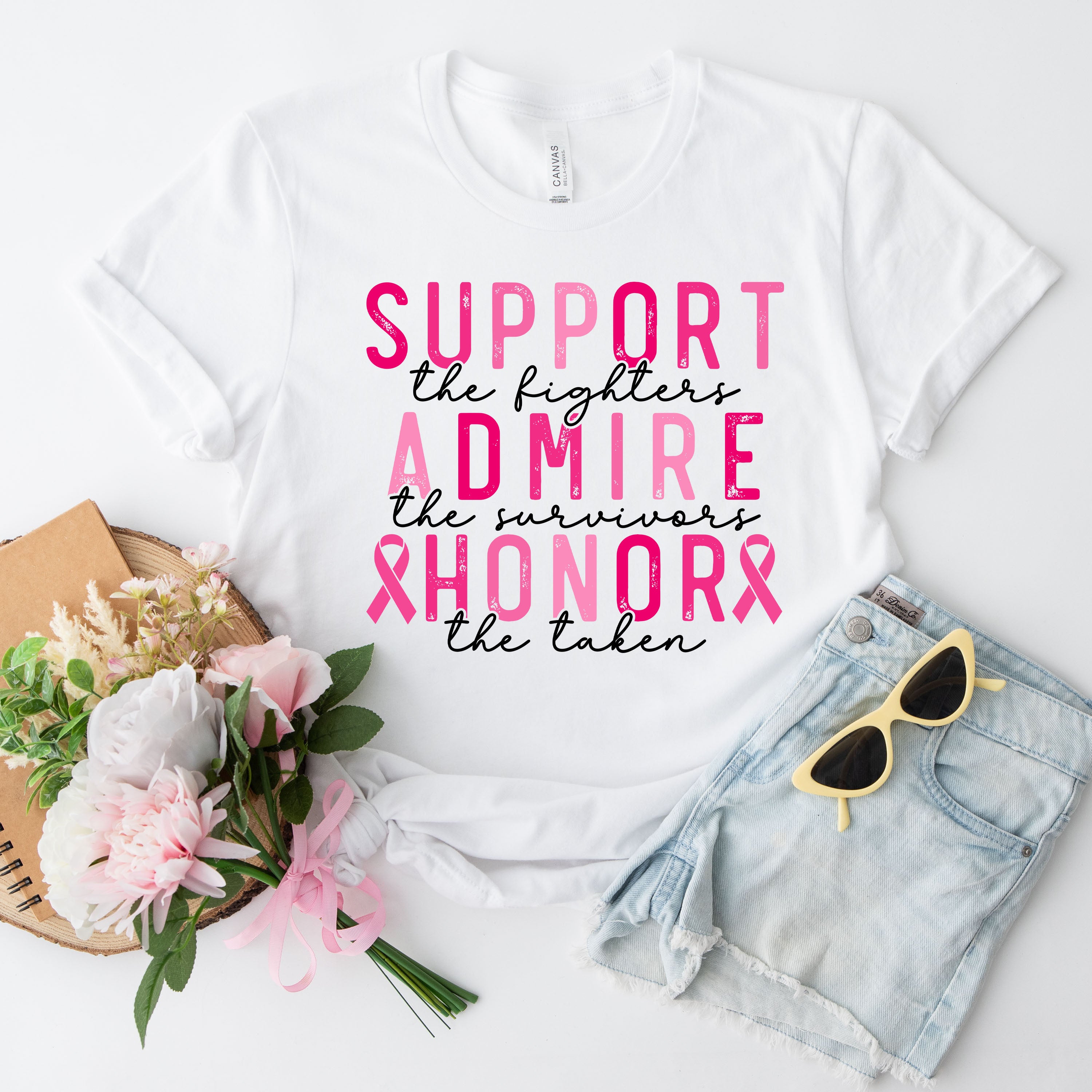 Support Admire Honor | Short Sleeve Crew Neck