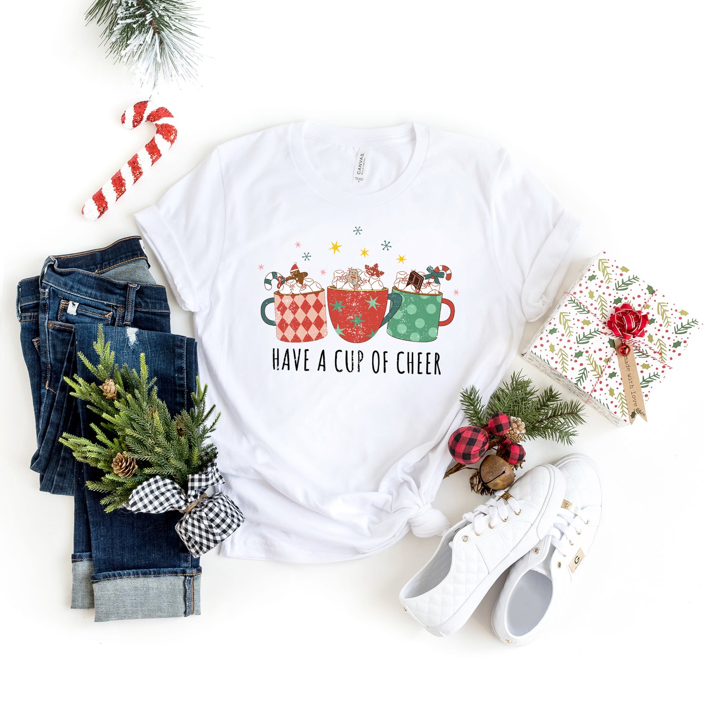 Have A Cup of Cheer | Short Sleeve Crew Neck