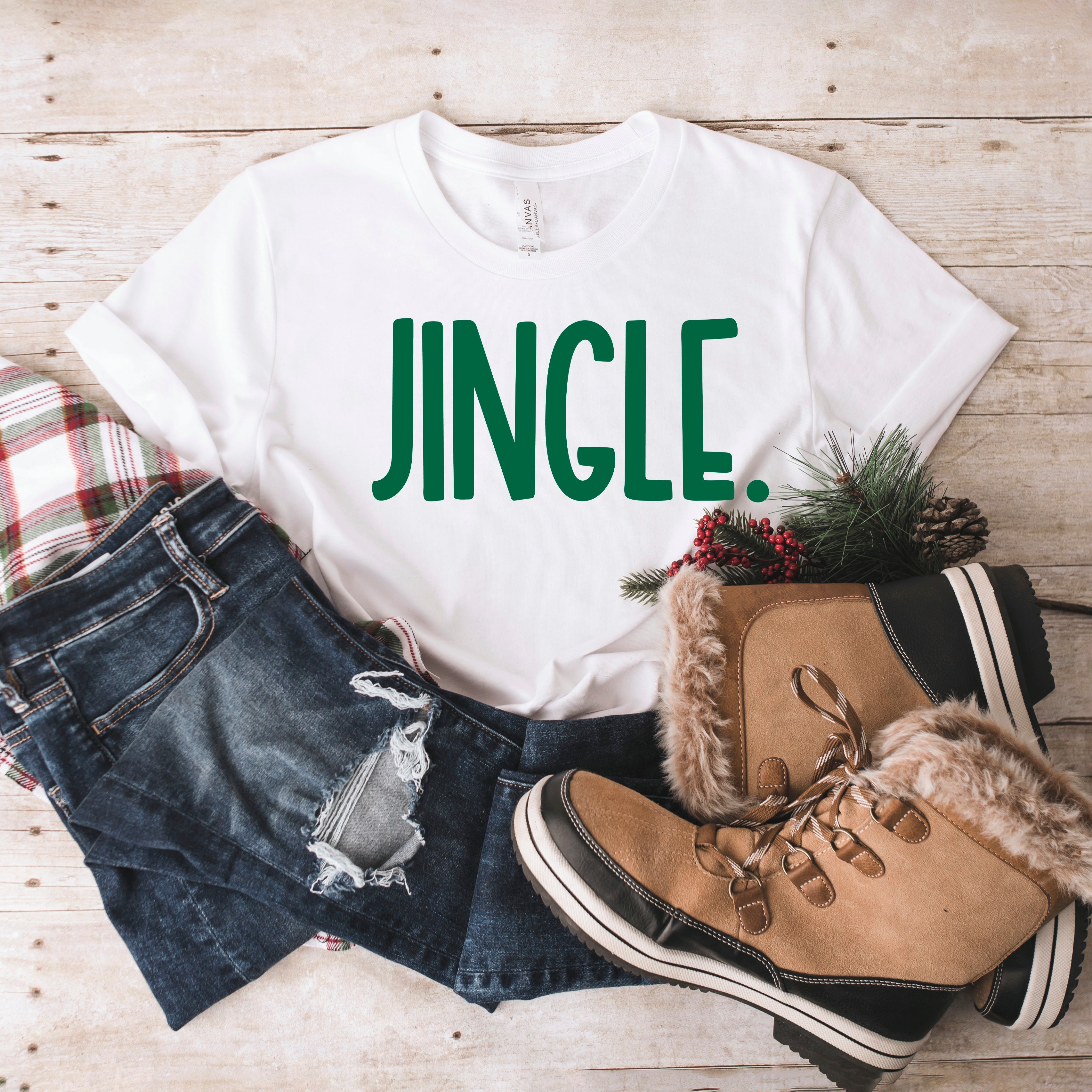 Jingle Bold | Short Sleeve Crew Neck