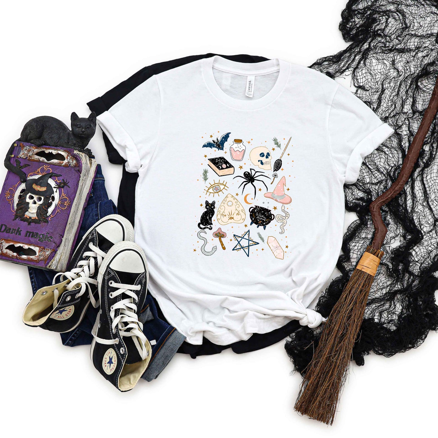 Witch Doodles | Short Sleeve Crew Neck