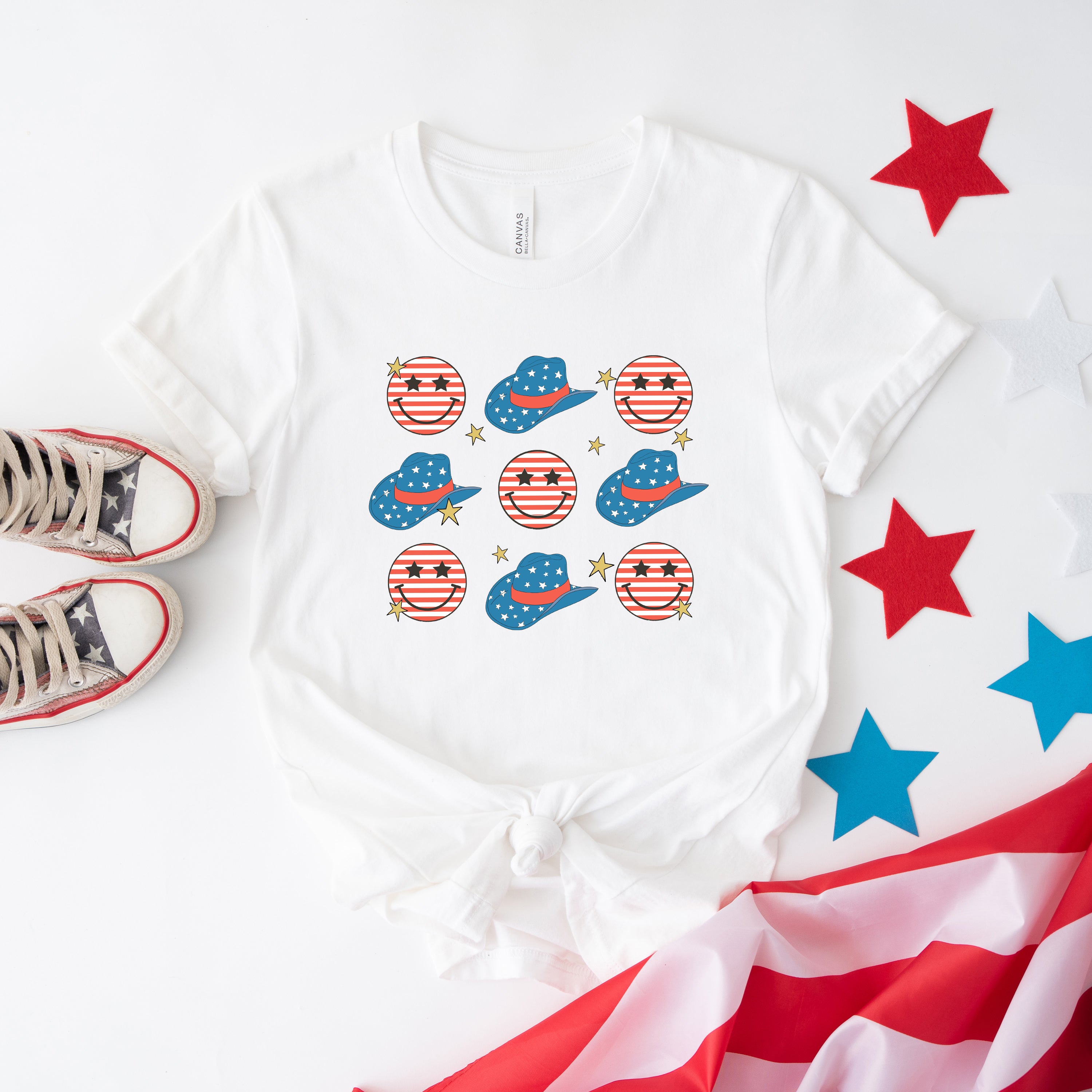 Cowgirl Smiley | Short Sleeve Graphic Tee