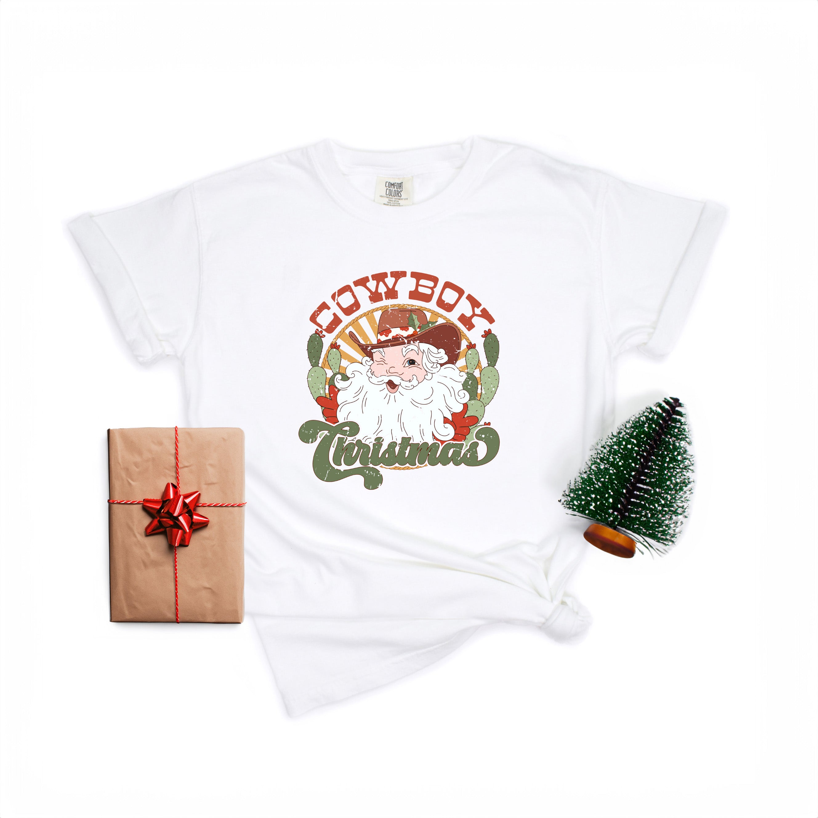 Cowboy Christmas | Garment Dyed Tee