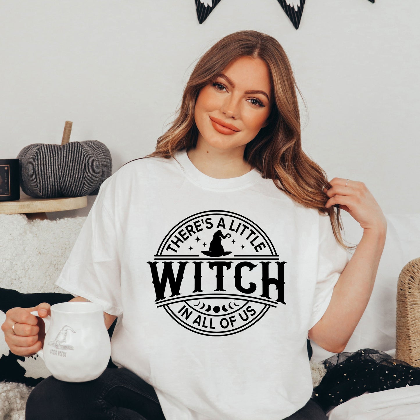 A Little Witch In All Of Us | Garment Dyed Tee