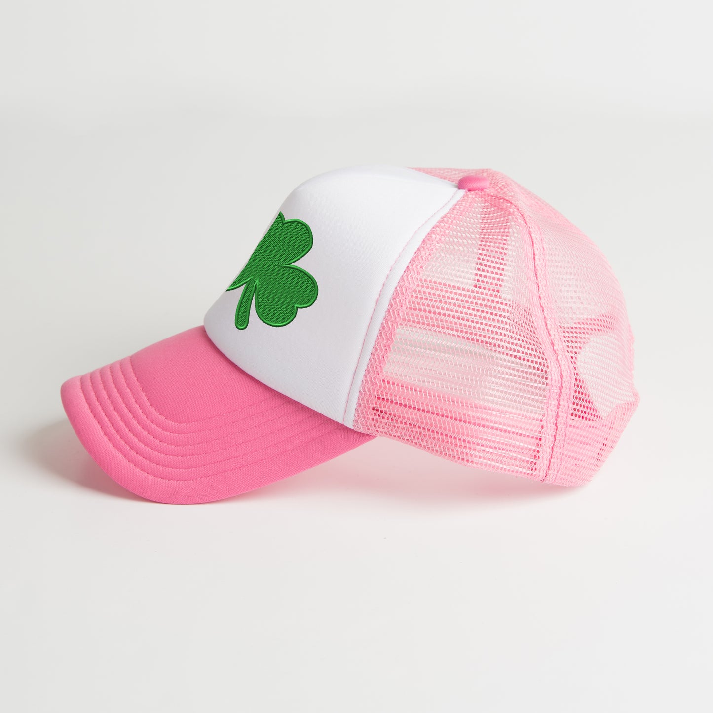 Embroidered Clover | Embroidered Foam Trucker Hat