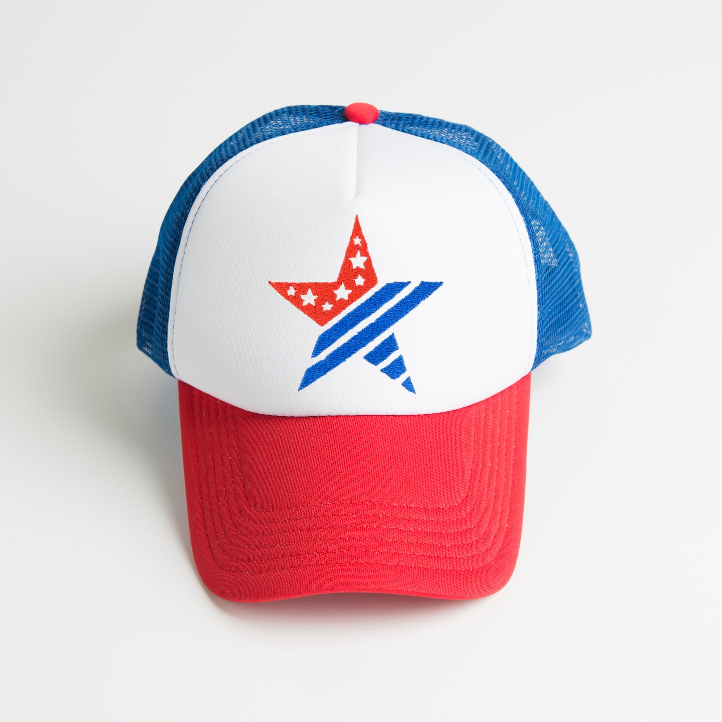 Star Flag | Embroidered Foam Trucker Hat